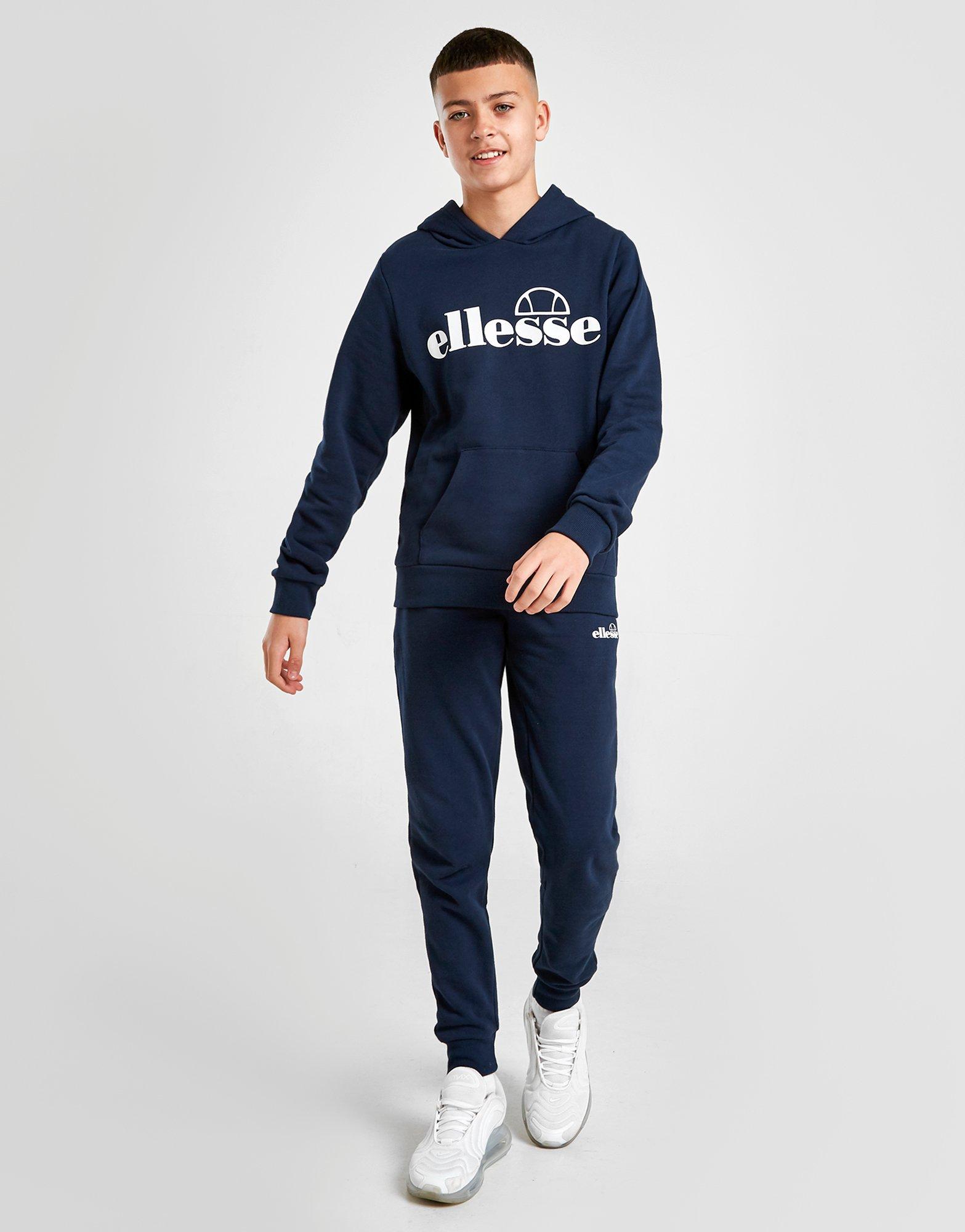 ellesse blue tracksuit