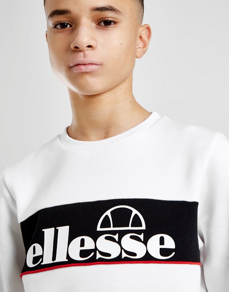 Ellesse Ellisto Colour Block Fleece Crew Sweatshirt Junior