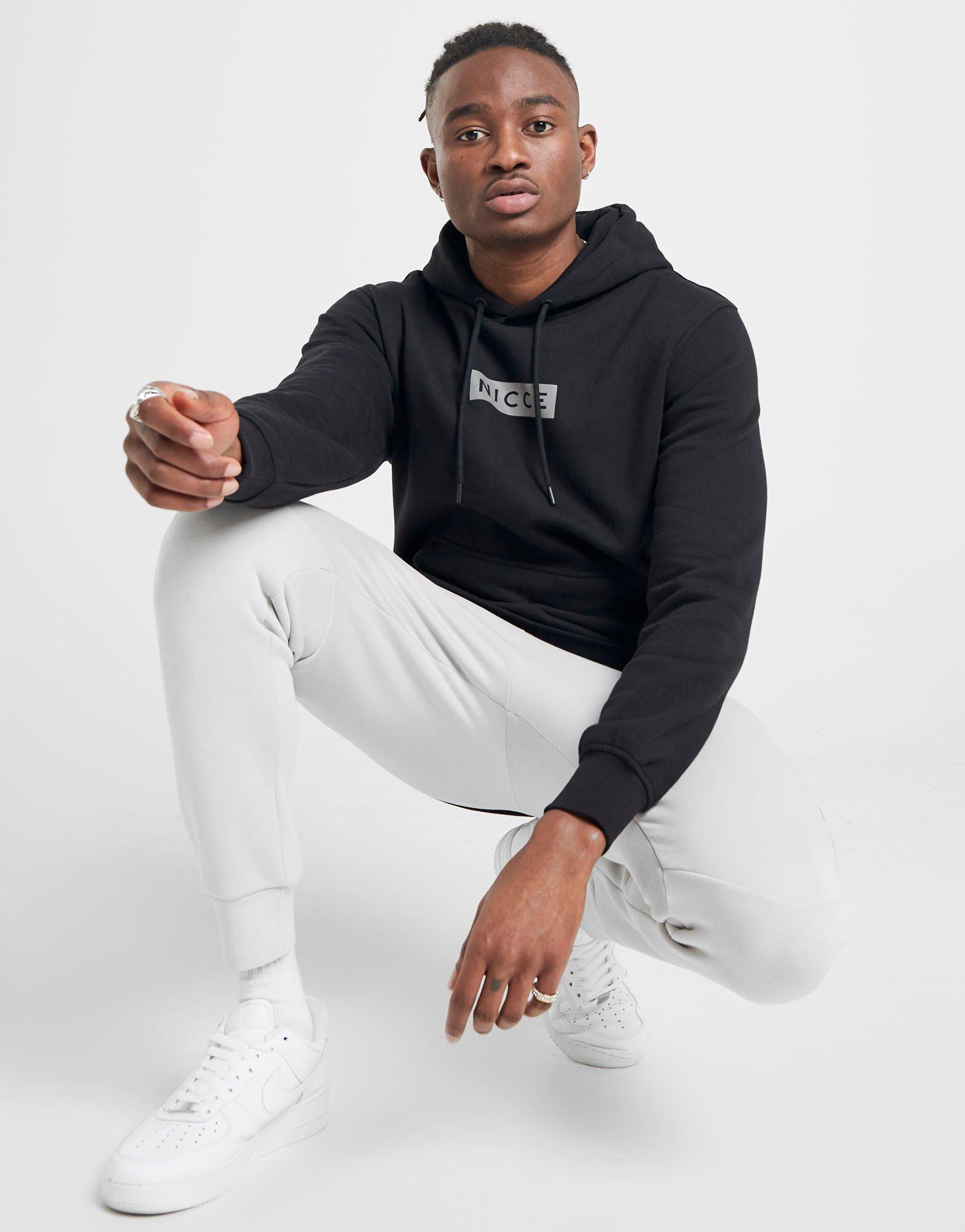 nicce reflective logo sweatshirt