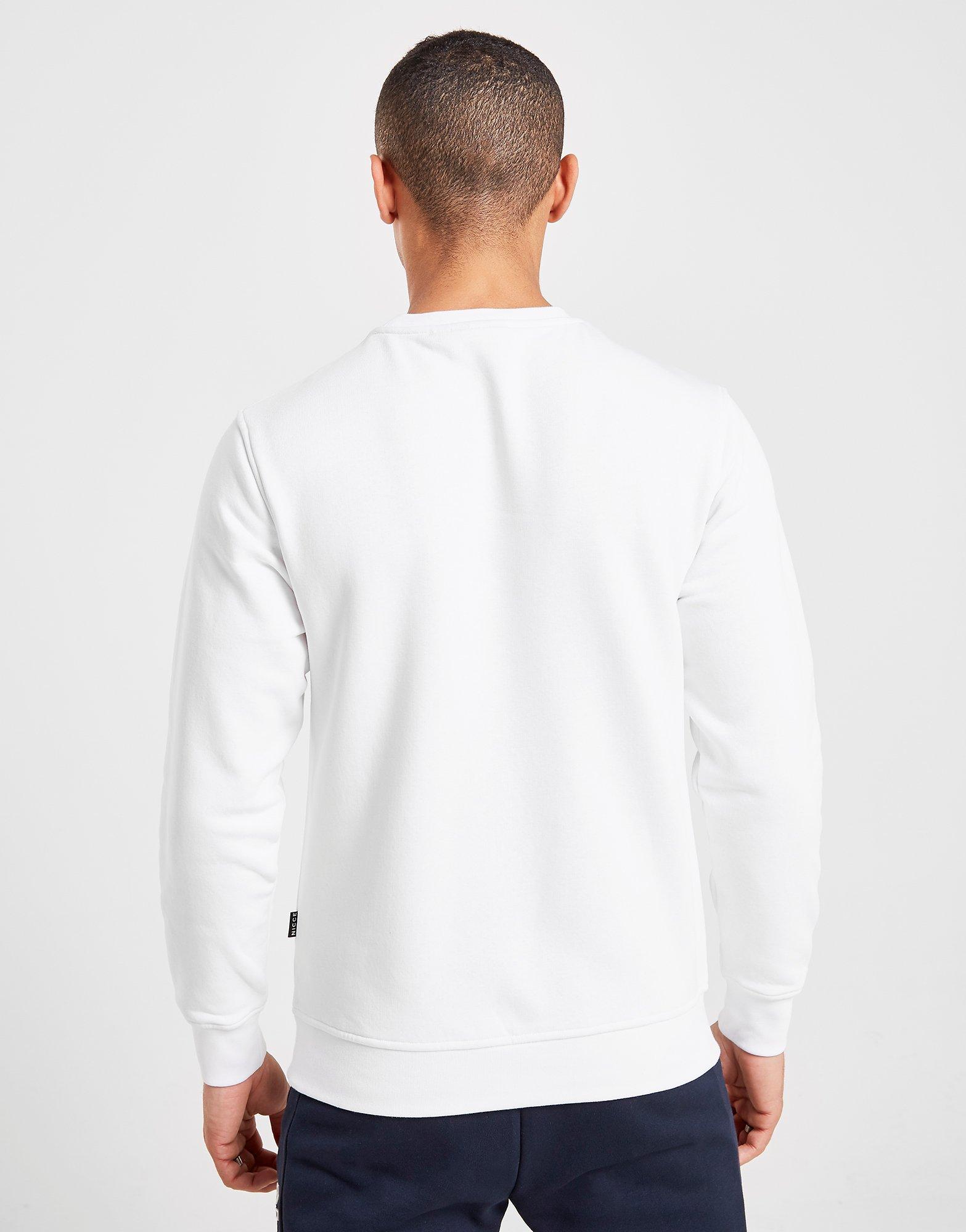 nicce reflective logo sweatshirt