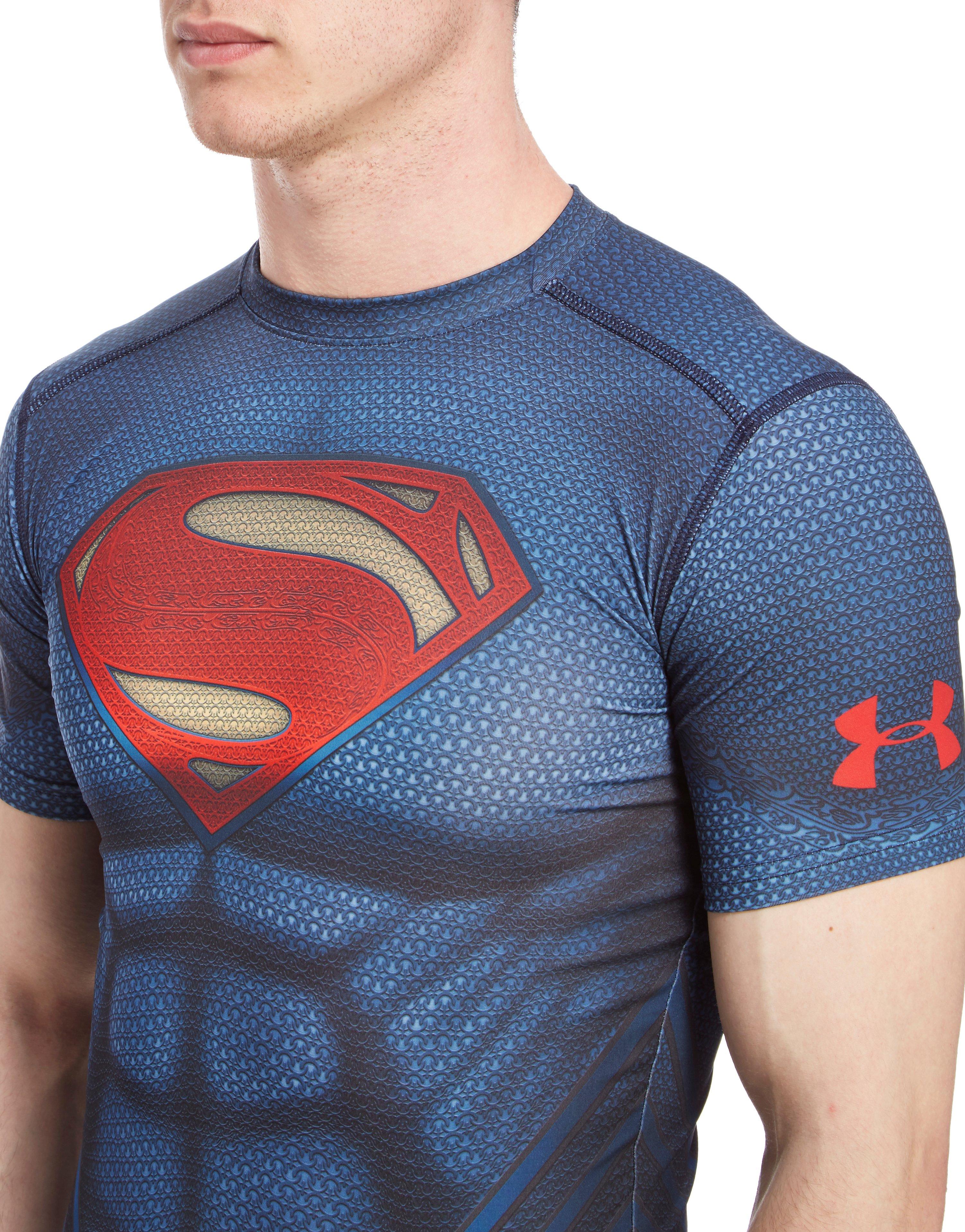 Under Armour Transform Yourself Superman Compression T-Shirt