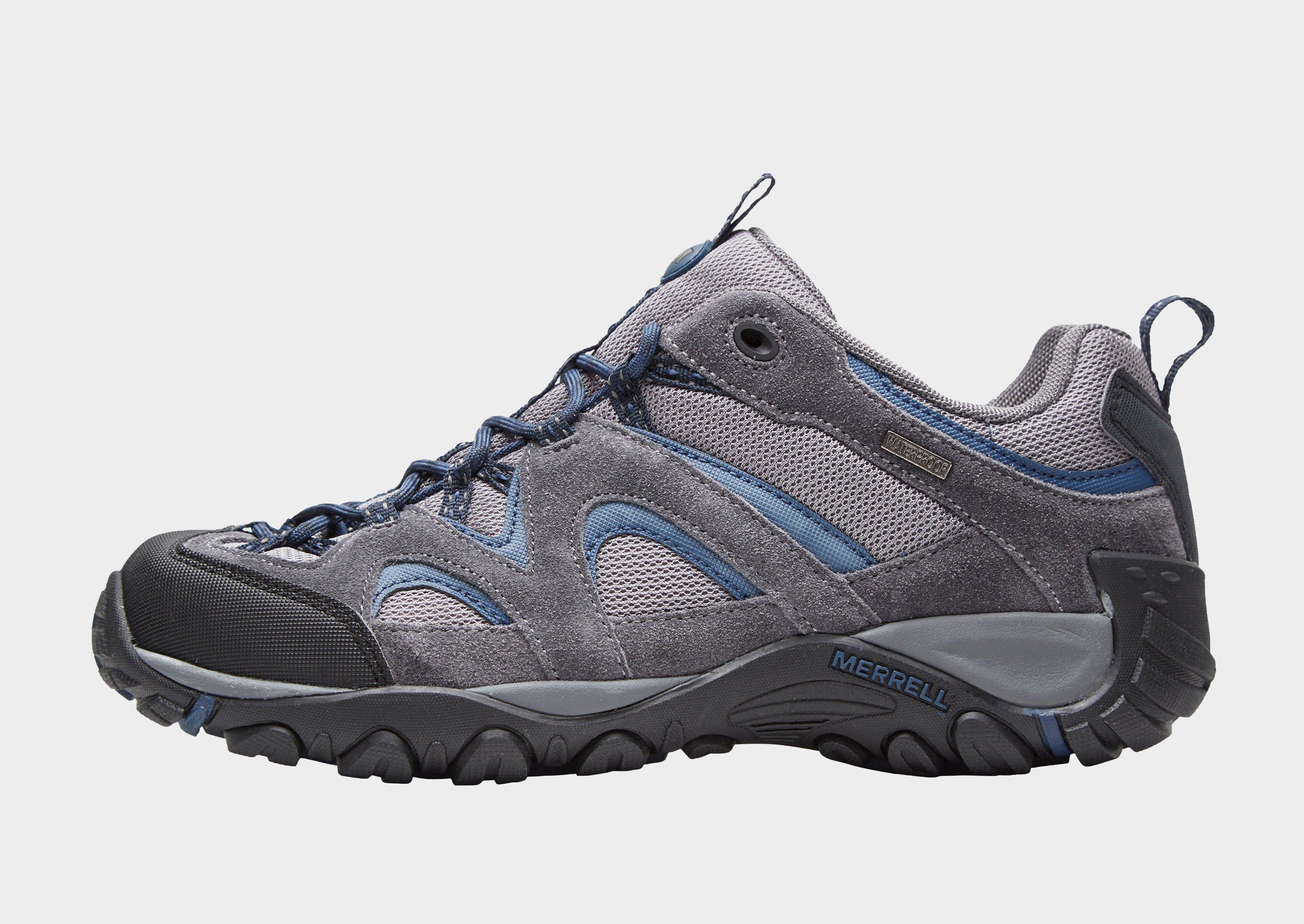 merrell men's waterproof walking shoes