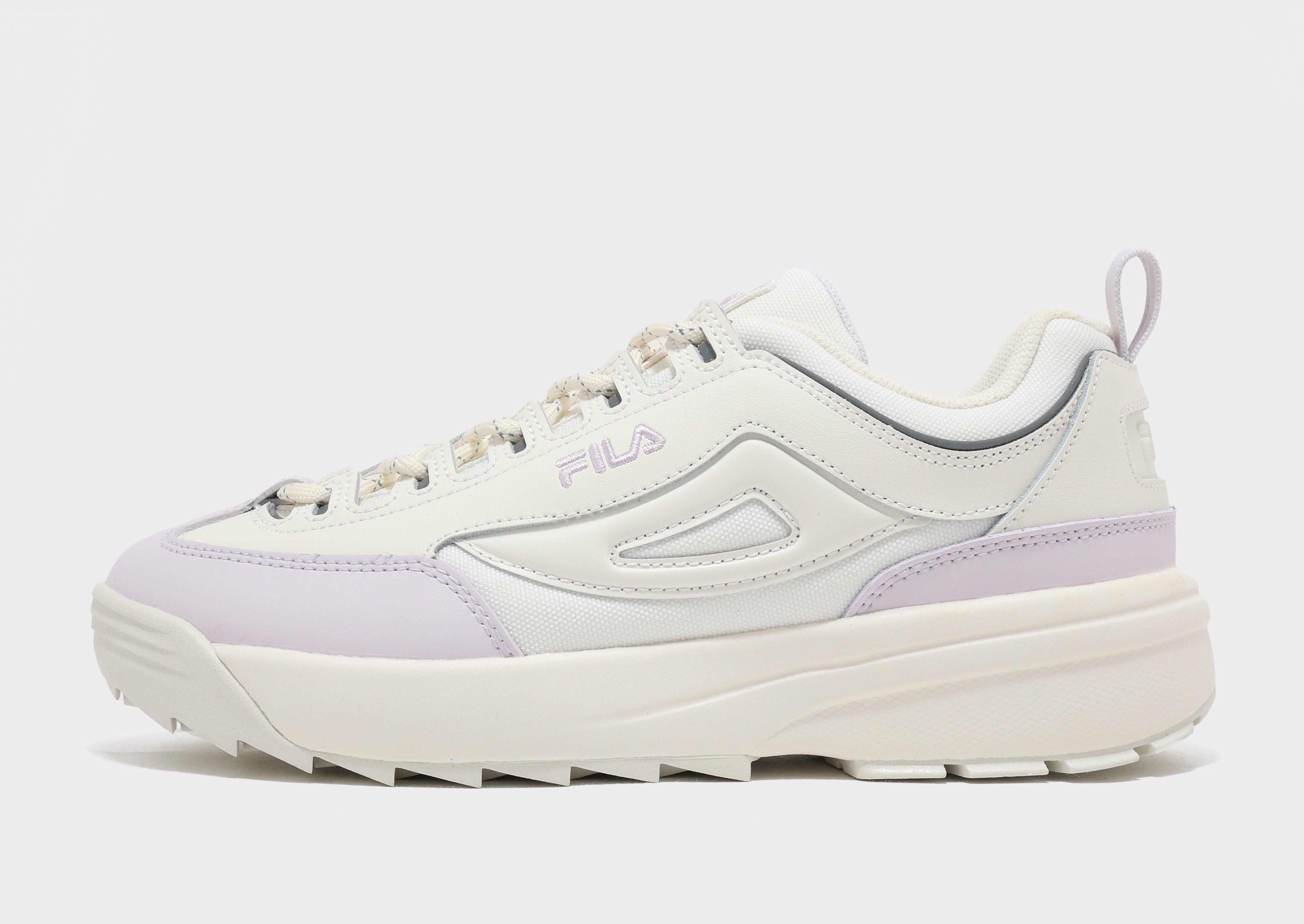 All white fila disruptor best sale