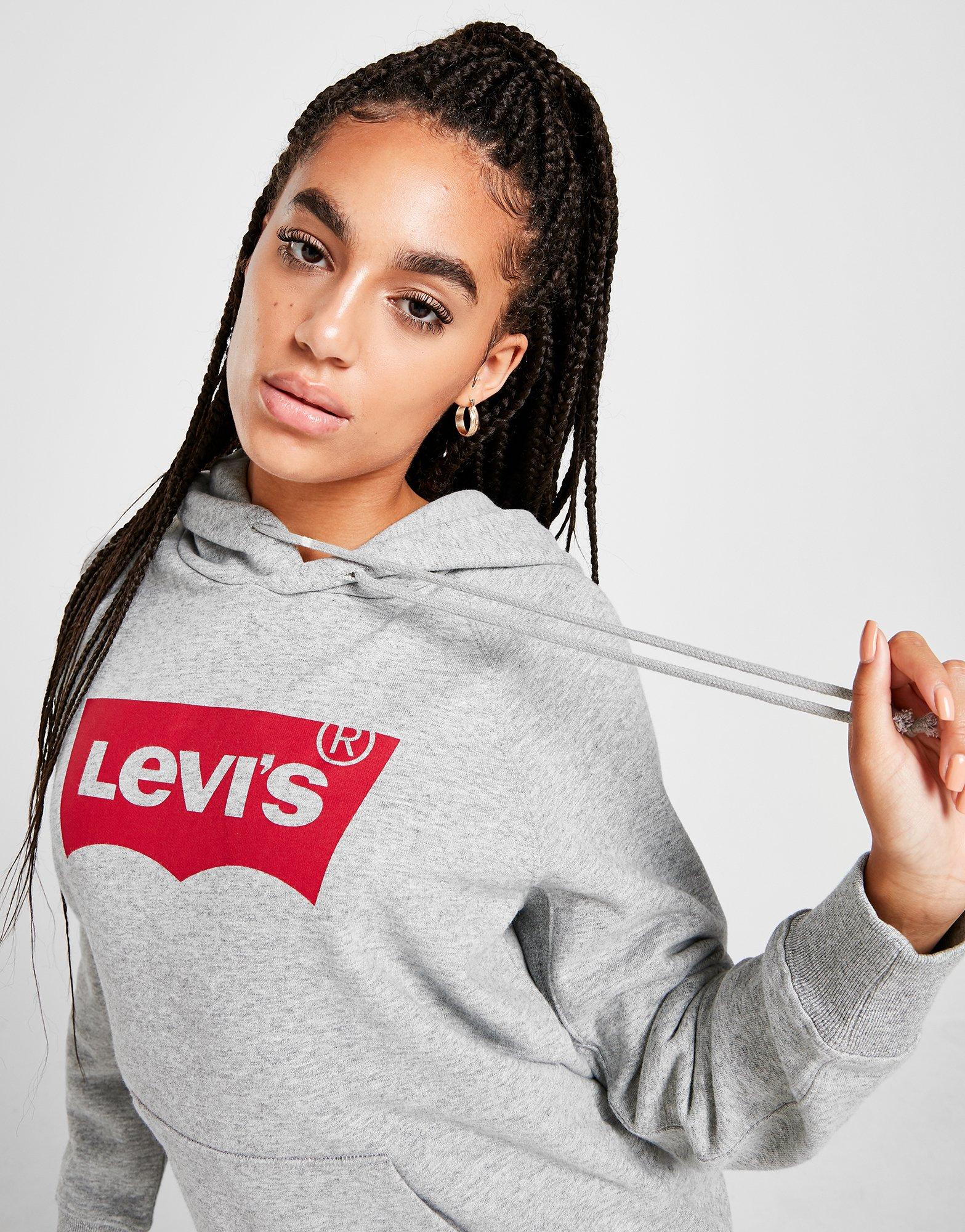 levi's gray hoodie