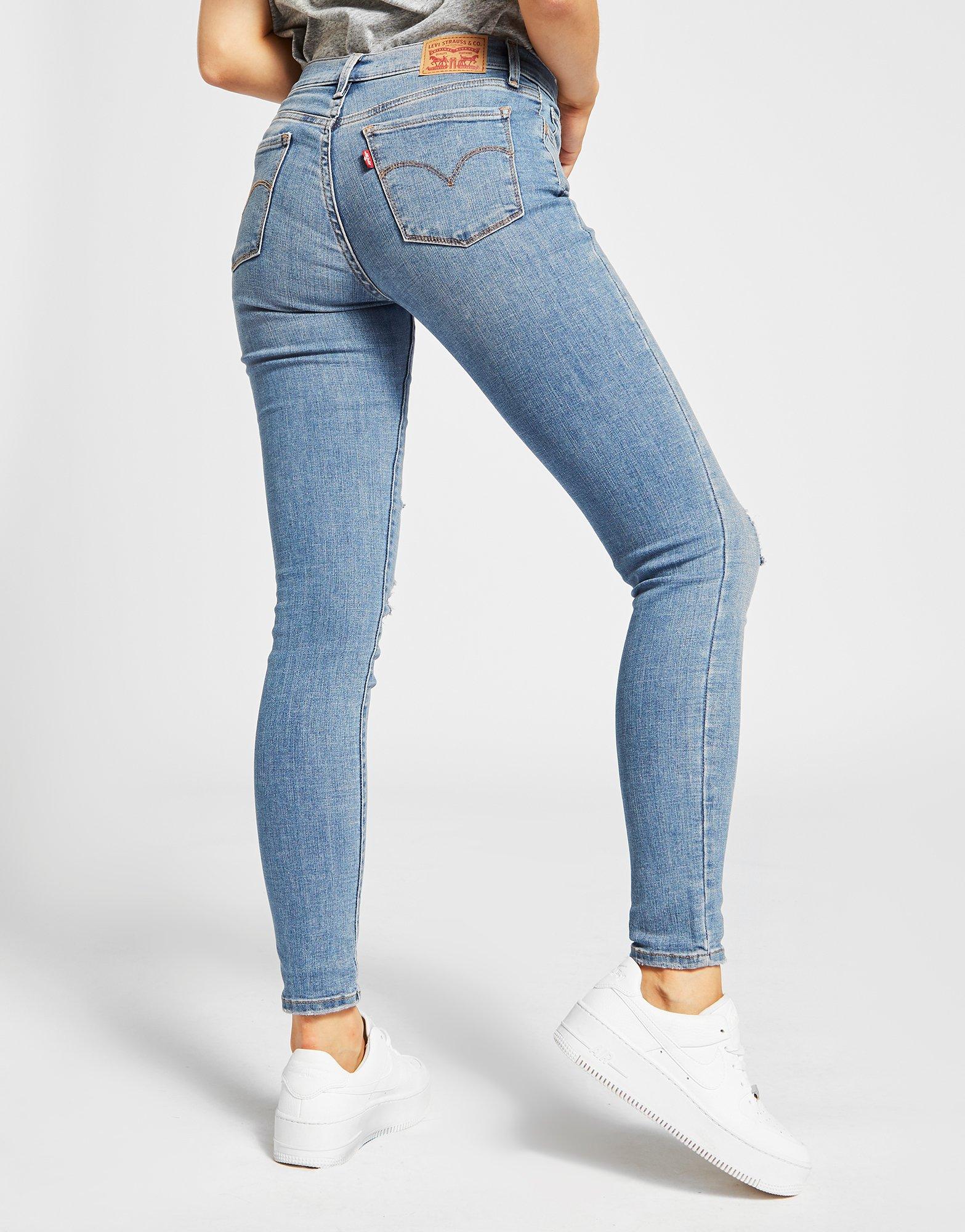 levis skinny ripped jeans