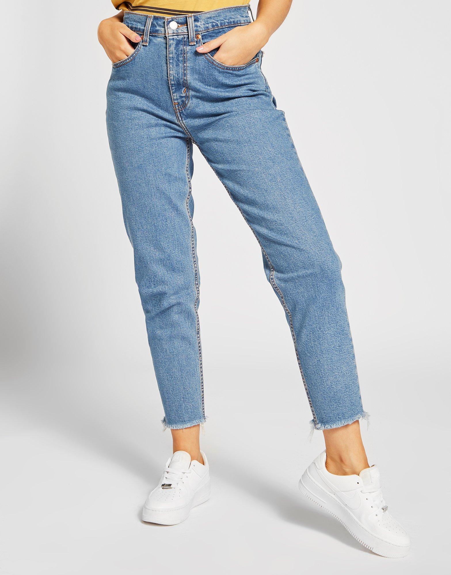 Buy Blue Levis Mid Wash Mom Jeans | JD 