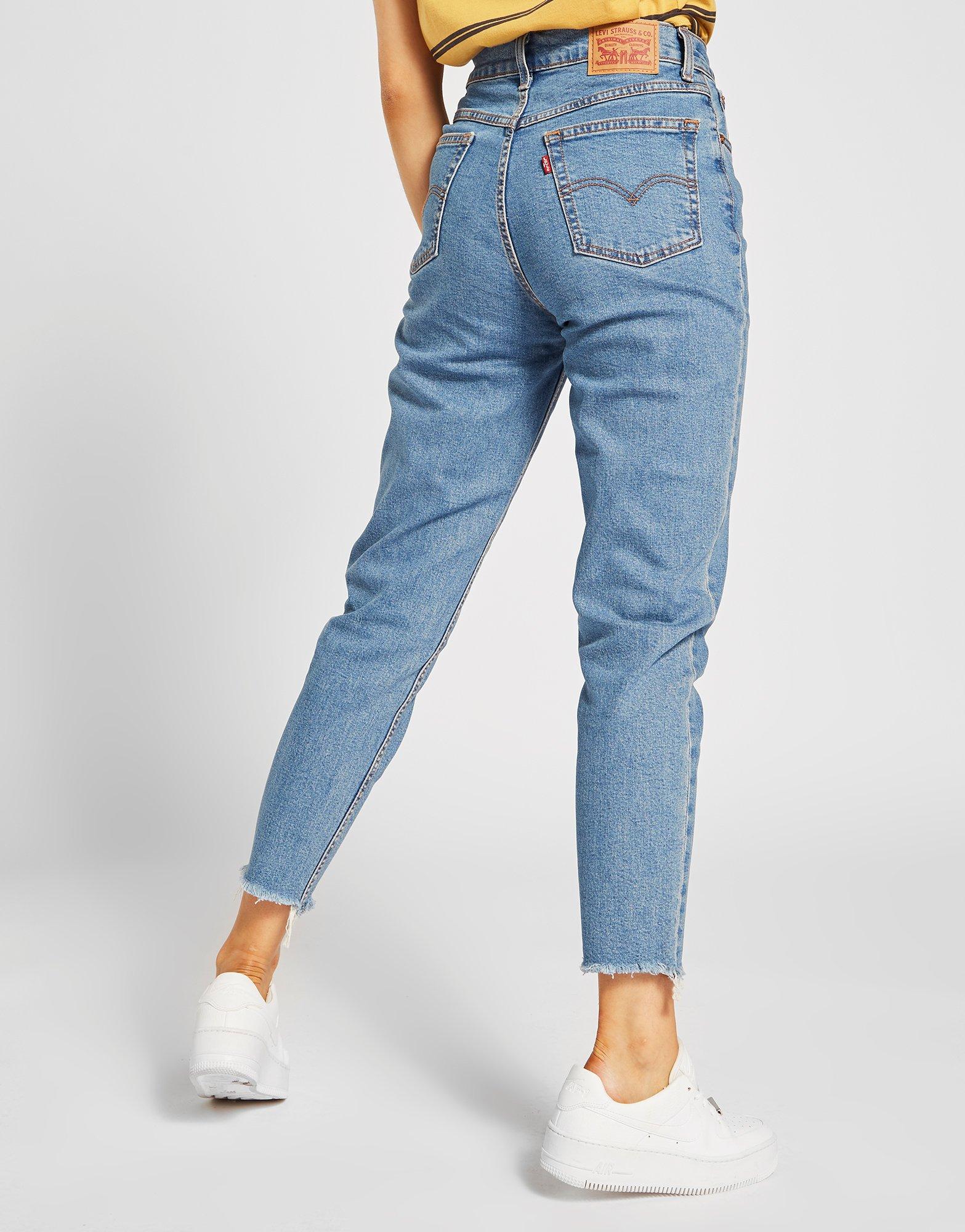 Buy Blue Levis Mid Wash Mom Jeans | JD 