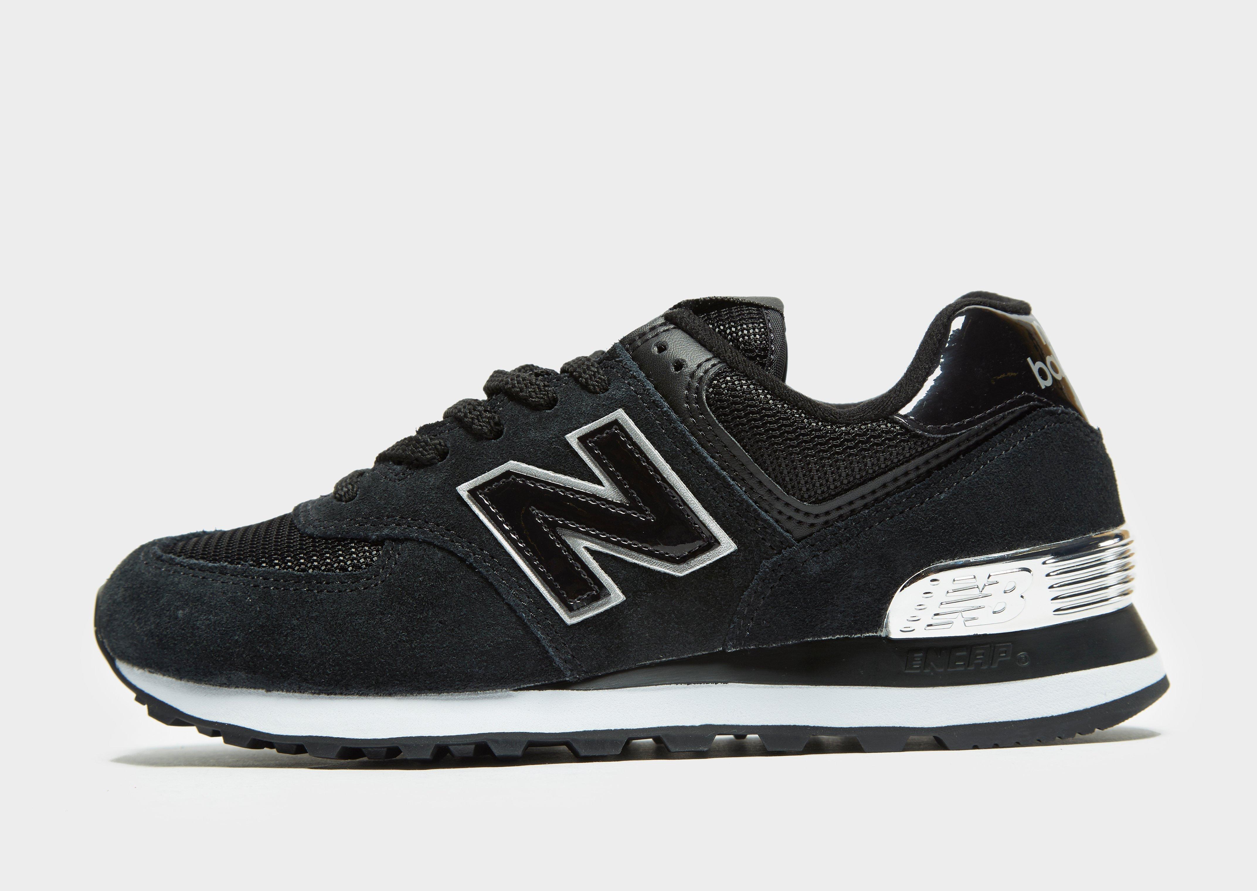 new balance 574 femme noir et or