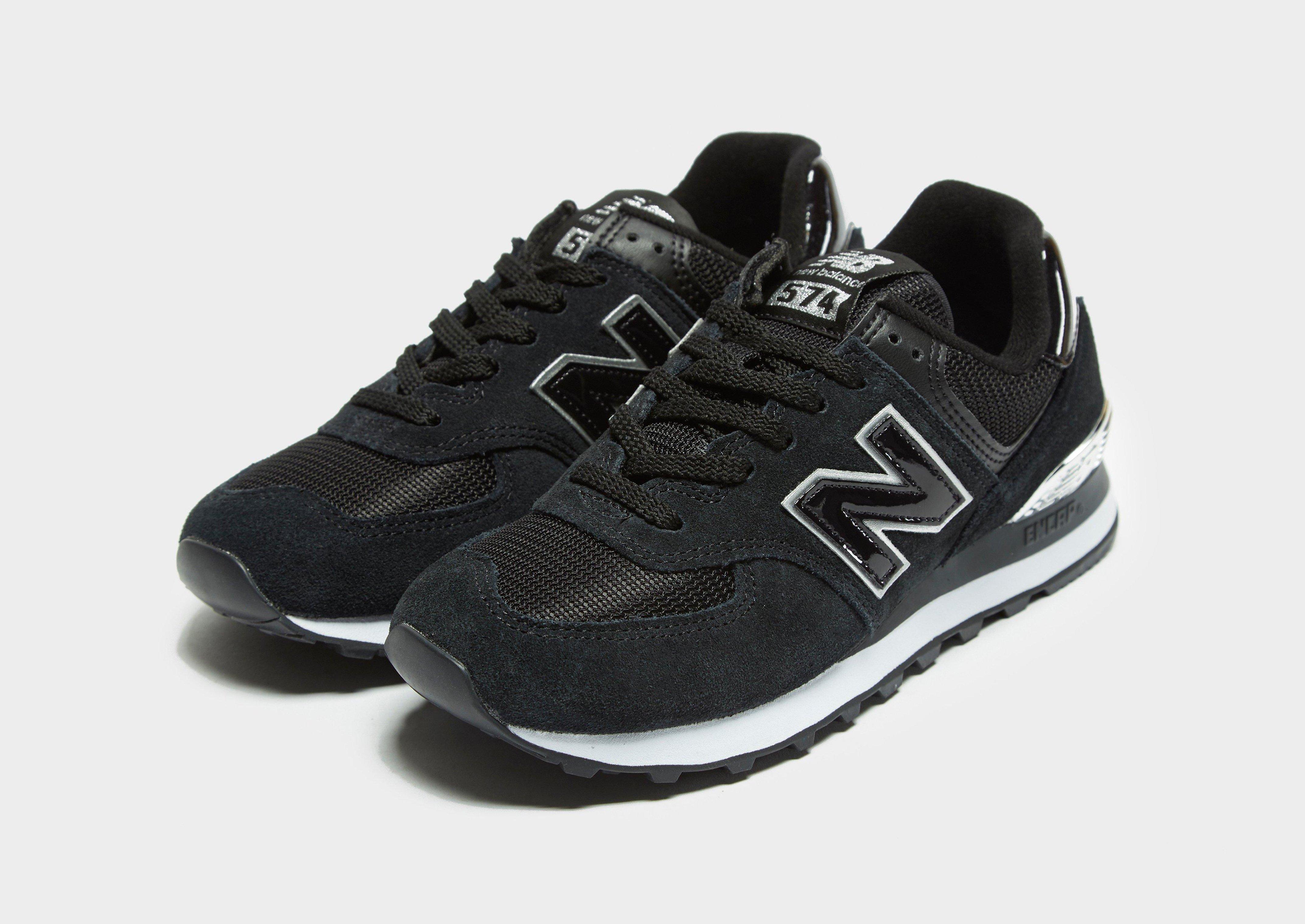 new balance 574 women's black