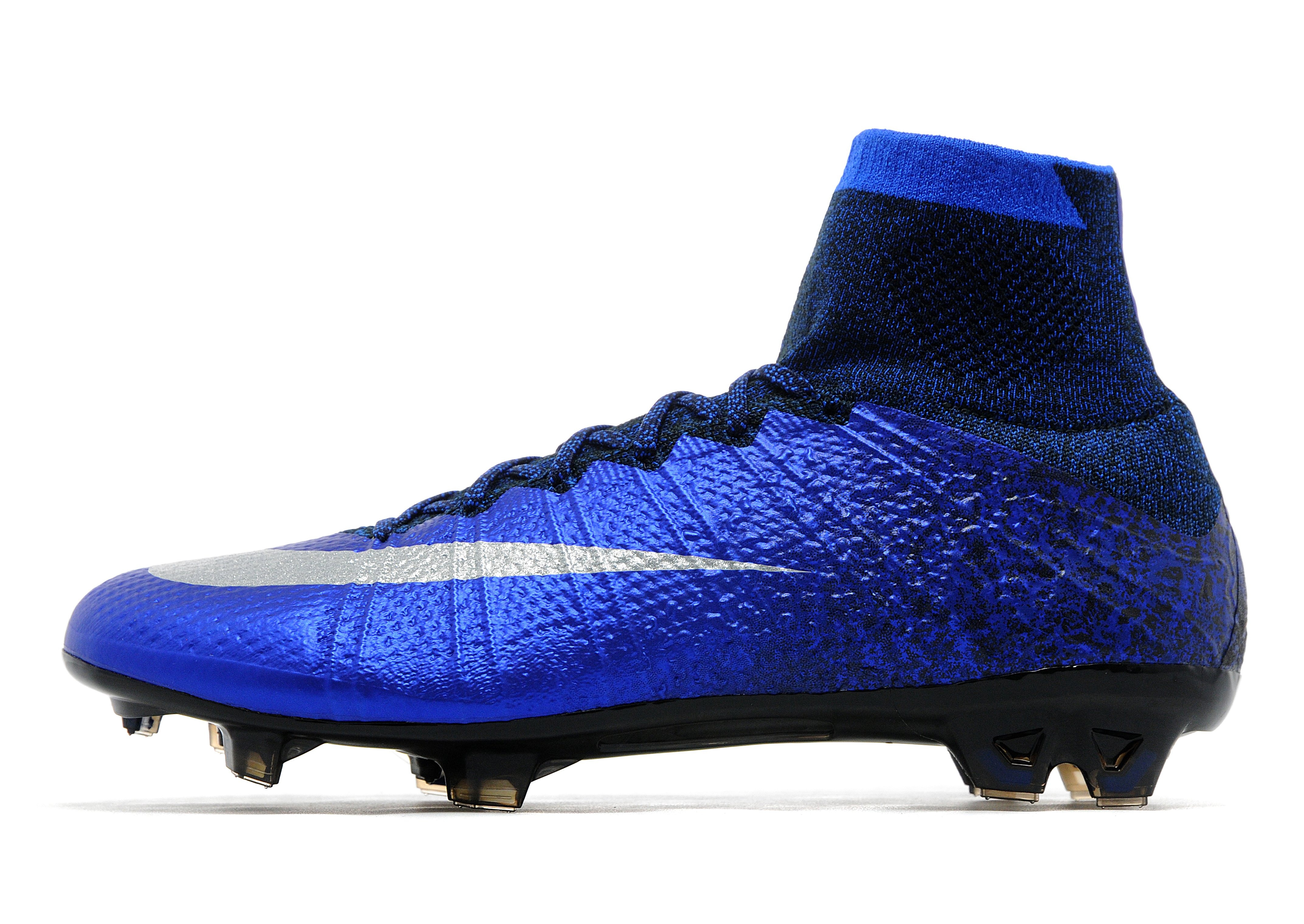 Blå Nike Mercurial Superfly CR7 FG | JD Sports