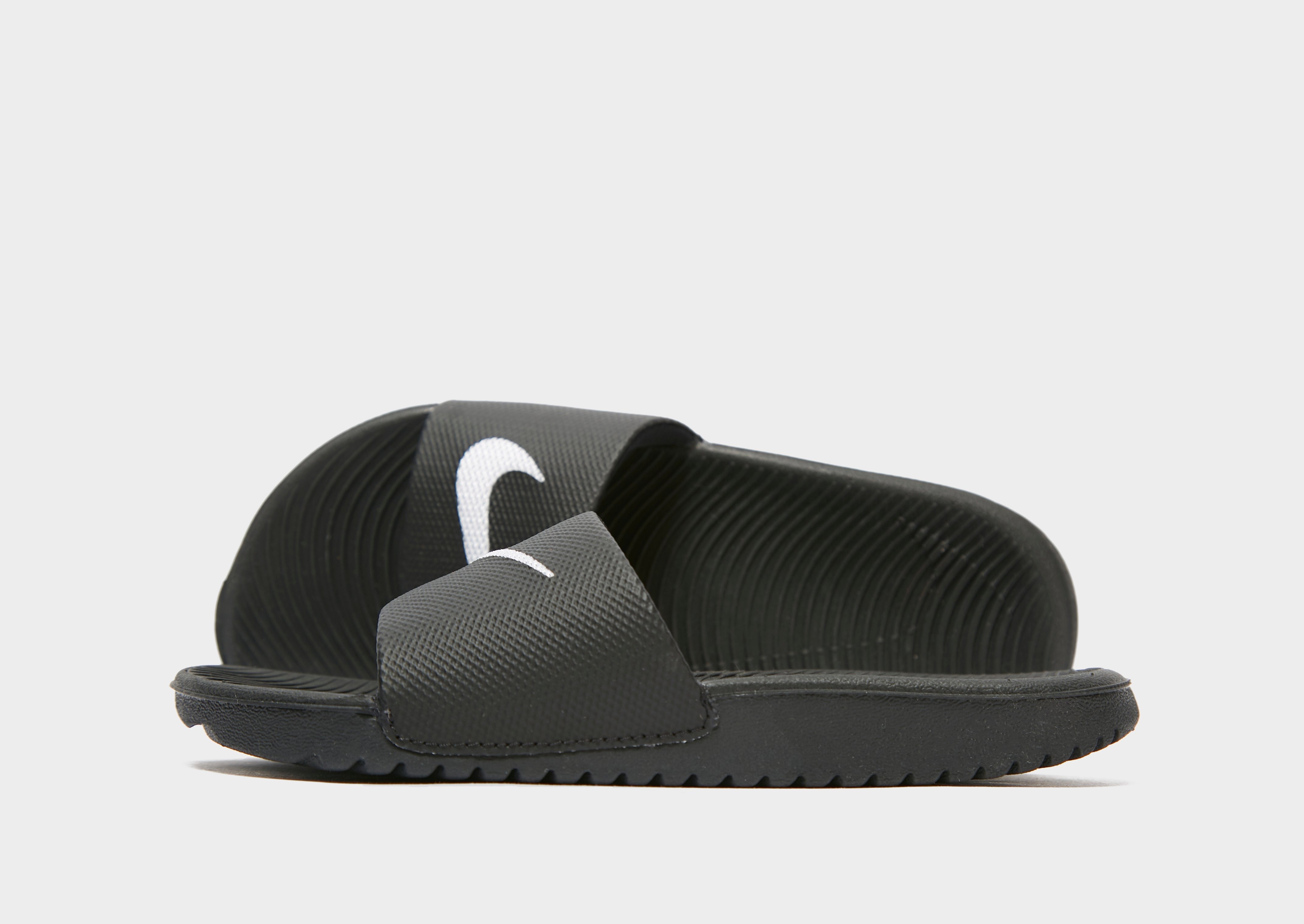 Nike Chanclas Kawa Infantil En Negro Jd Sports