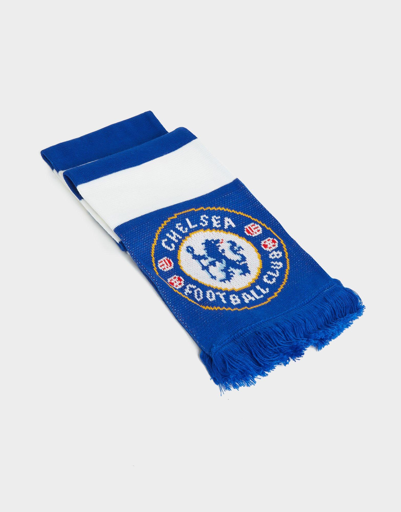 Official CHELSEA FC blauen und schwarzen Schal : : Sport