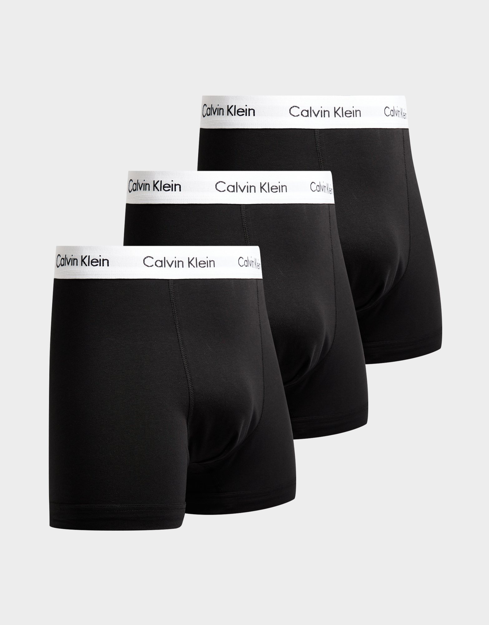 Black Calvin Klein Underwear 3 Pack Trunks | JD Sports Global