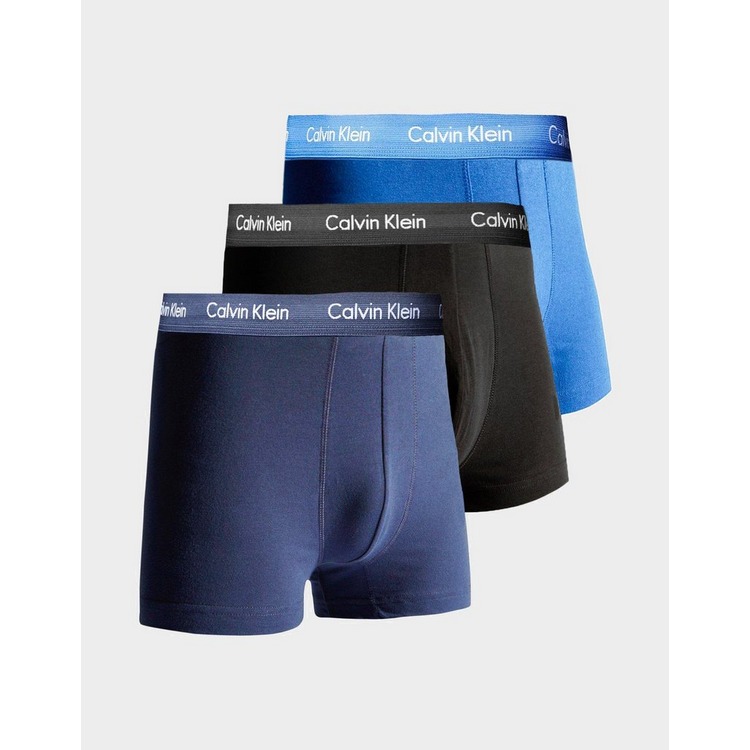 Buy Black Calvin Klein 3Pack Boxer Shorts JD Sports