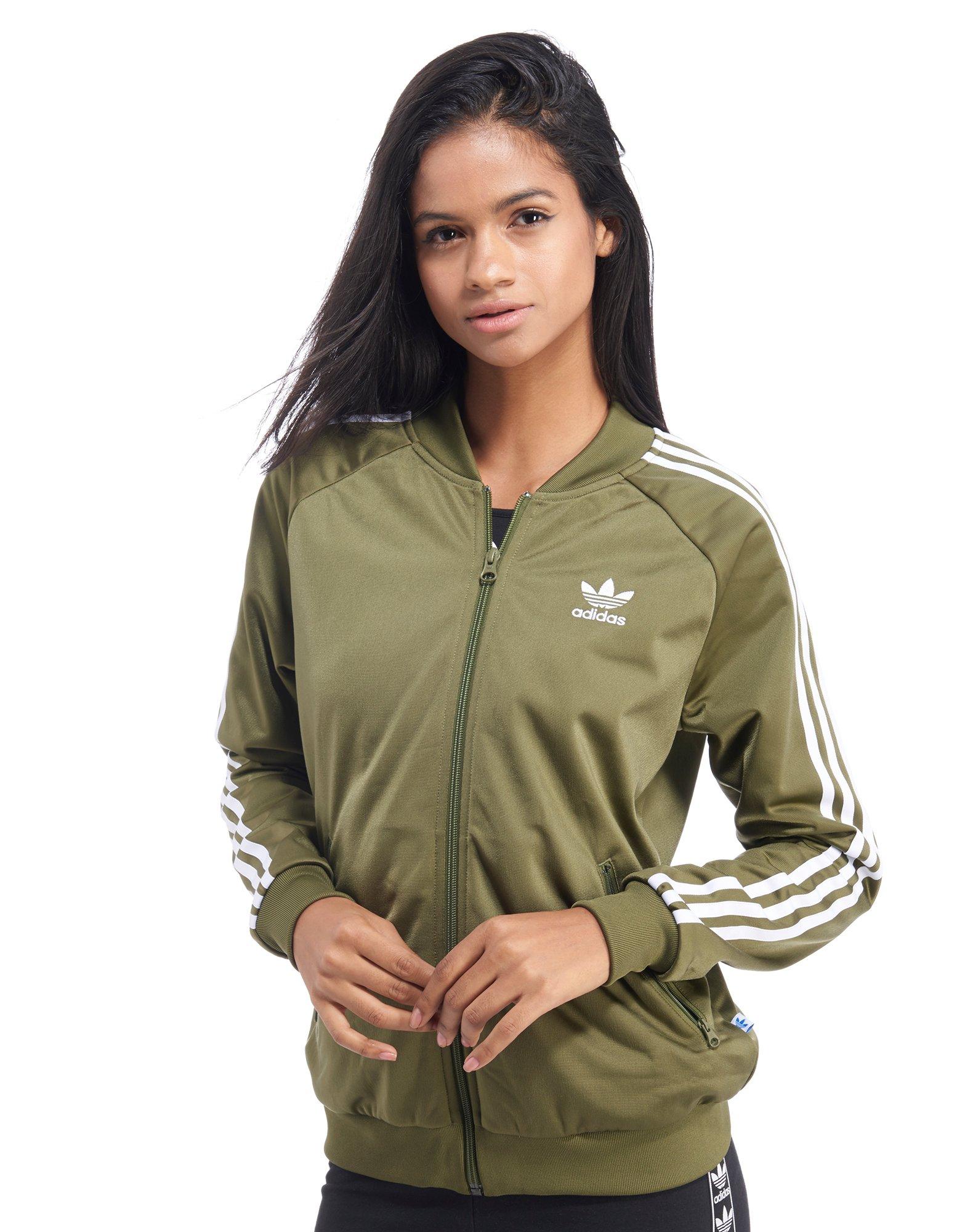 Grön adidas Originals Supergirl Track Top - JD Sports Sverige