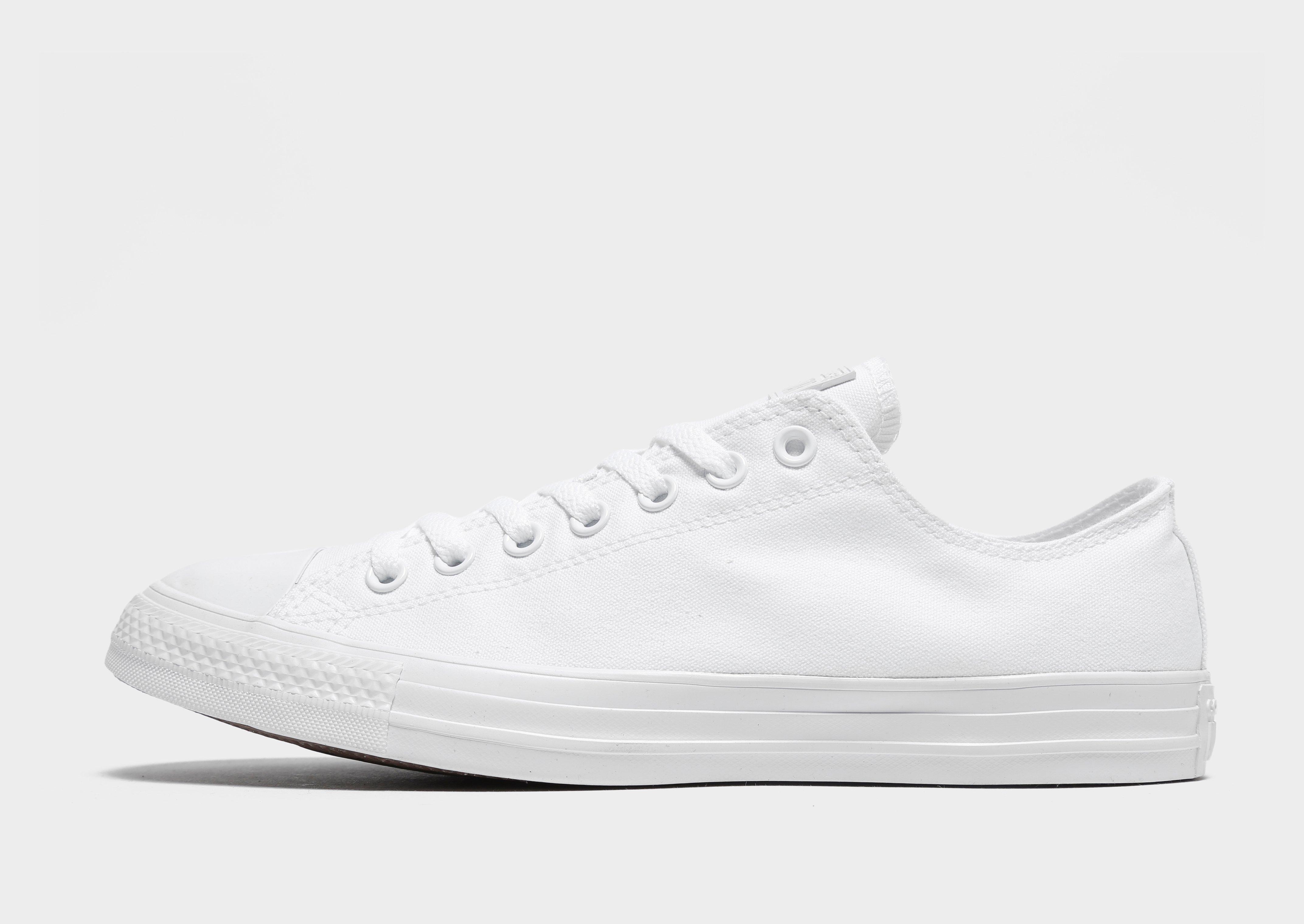 converse ox white