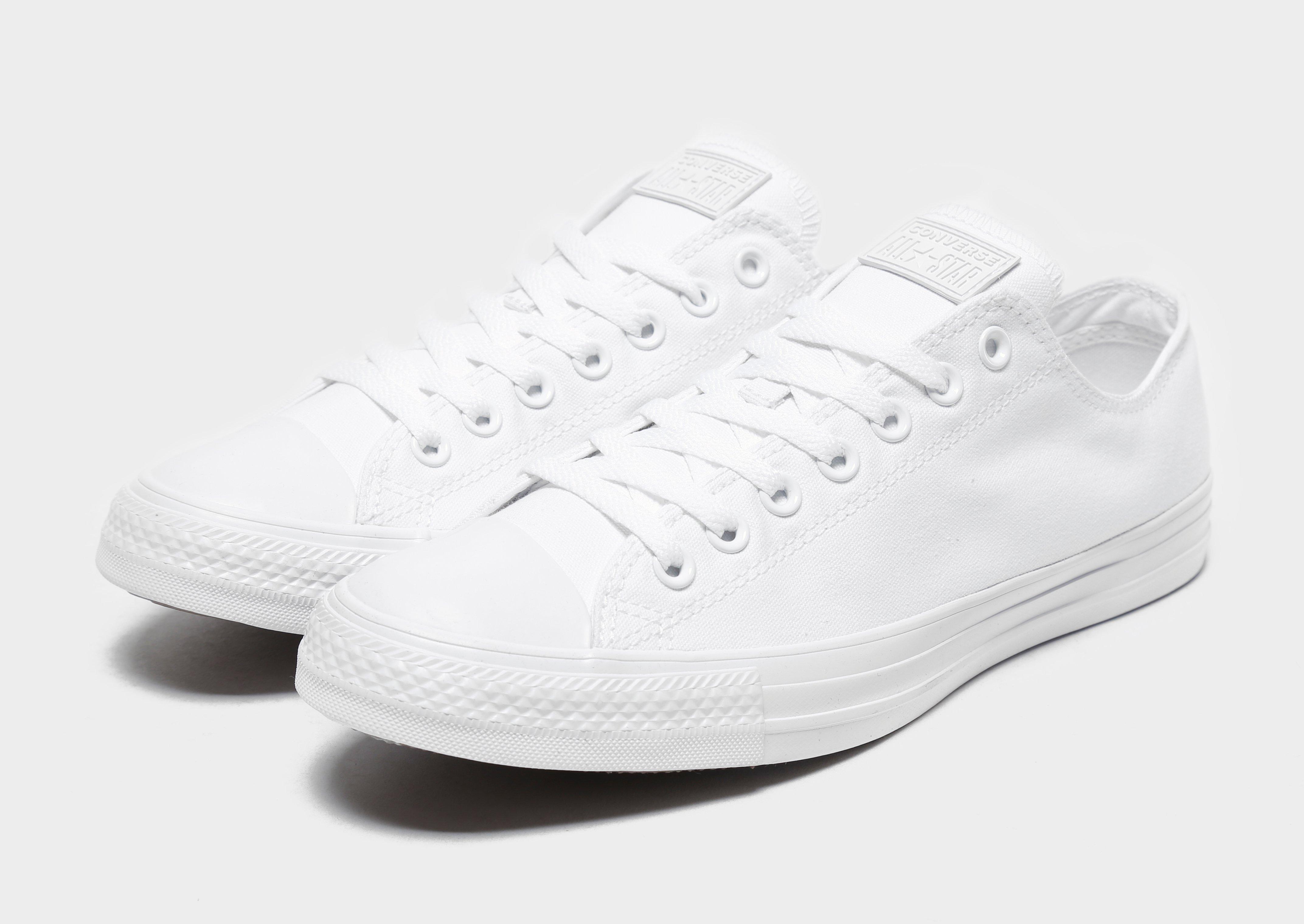 White Converse All Star Ox Monochrome JD Sports Ireland