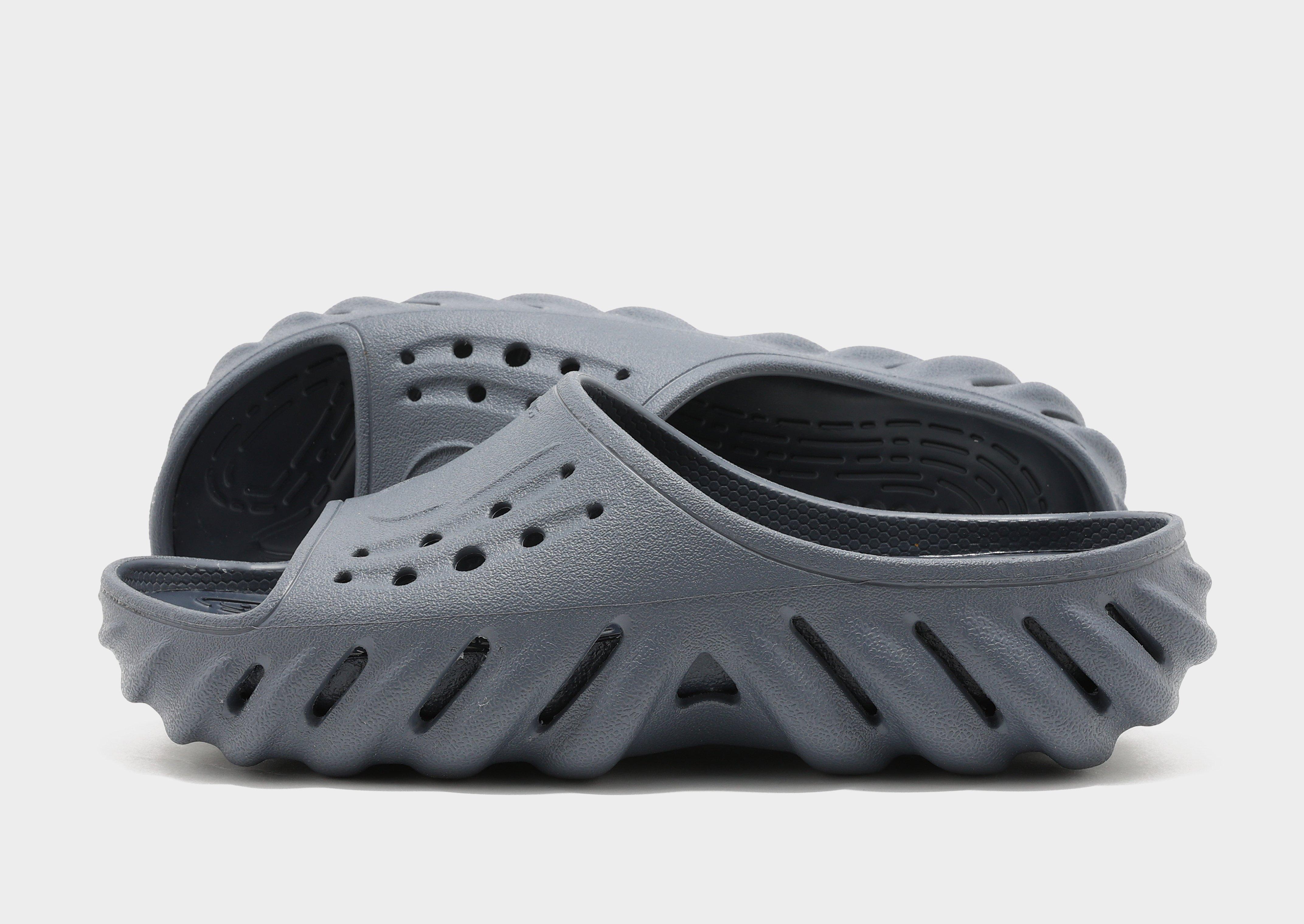 Grey Crocs Echo Slide | JD Sports Malaysia