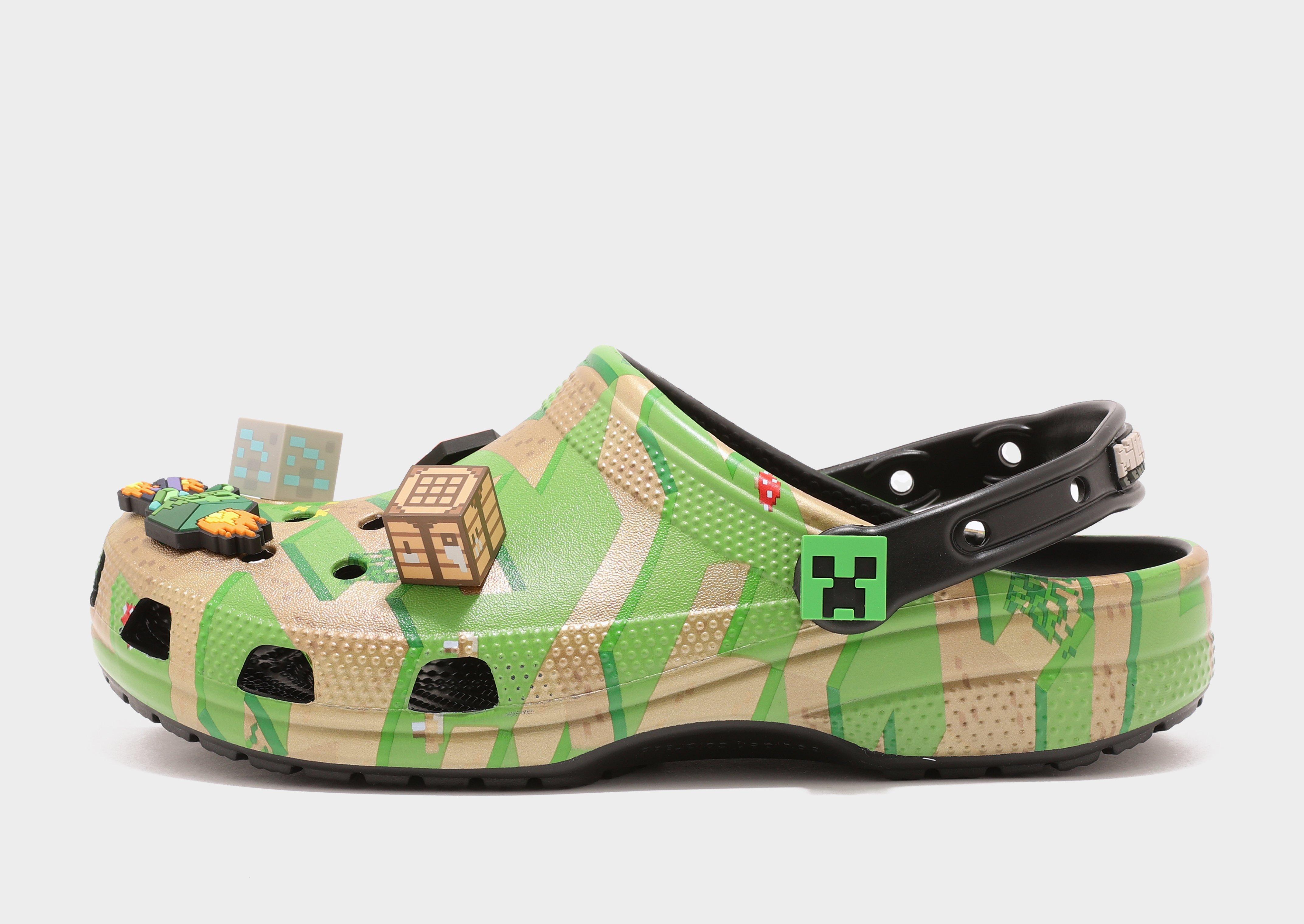 Buy Black Crocs x Minecraft Classic Elevated Clogs