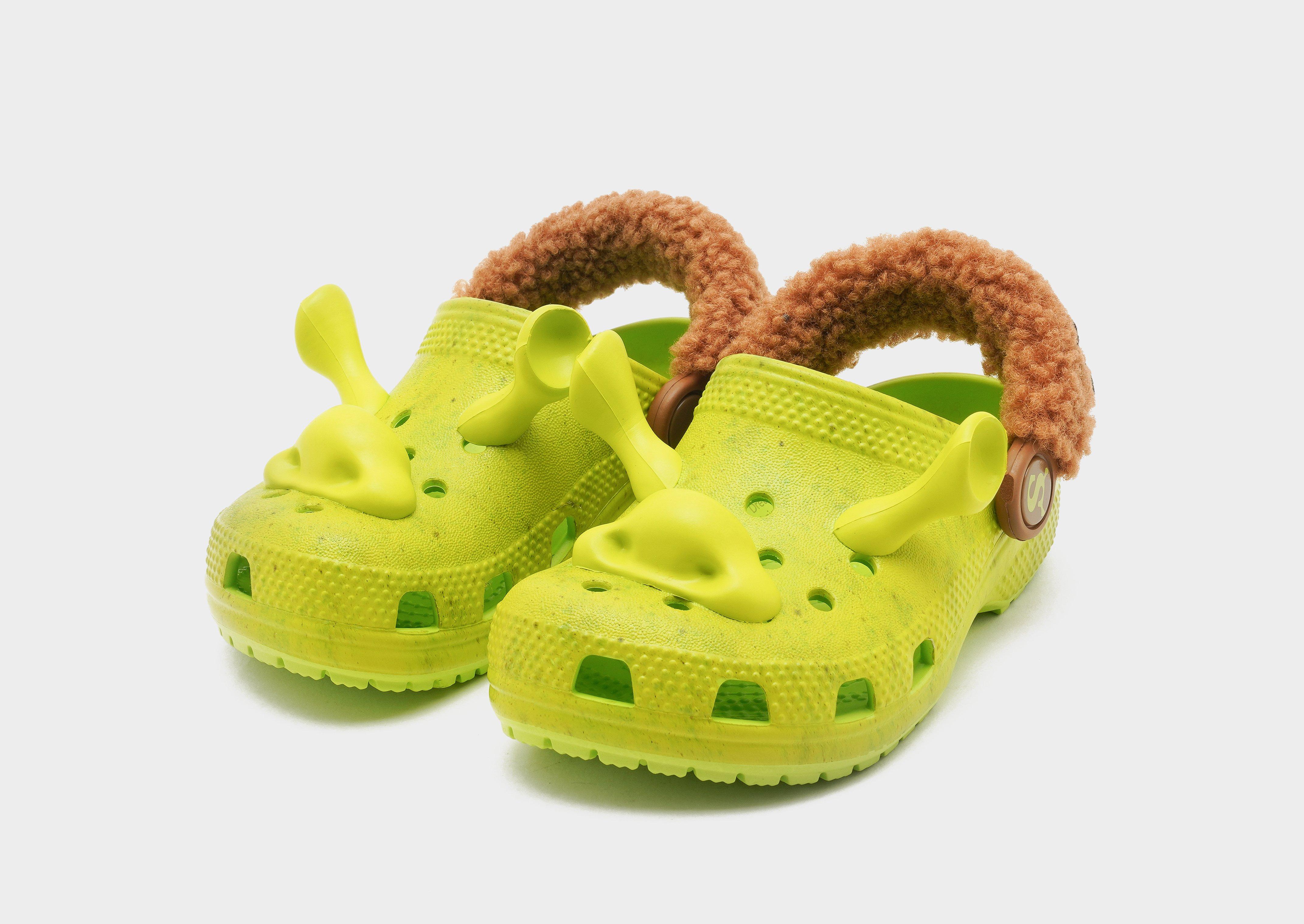 Classic Dreamworks Shrek Clog C13 Kid's Crocs With Bonus Shrek