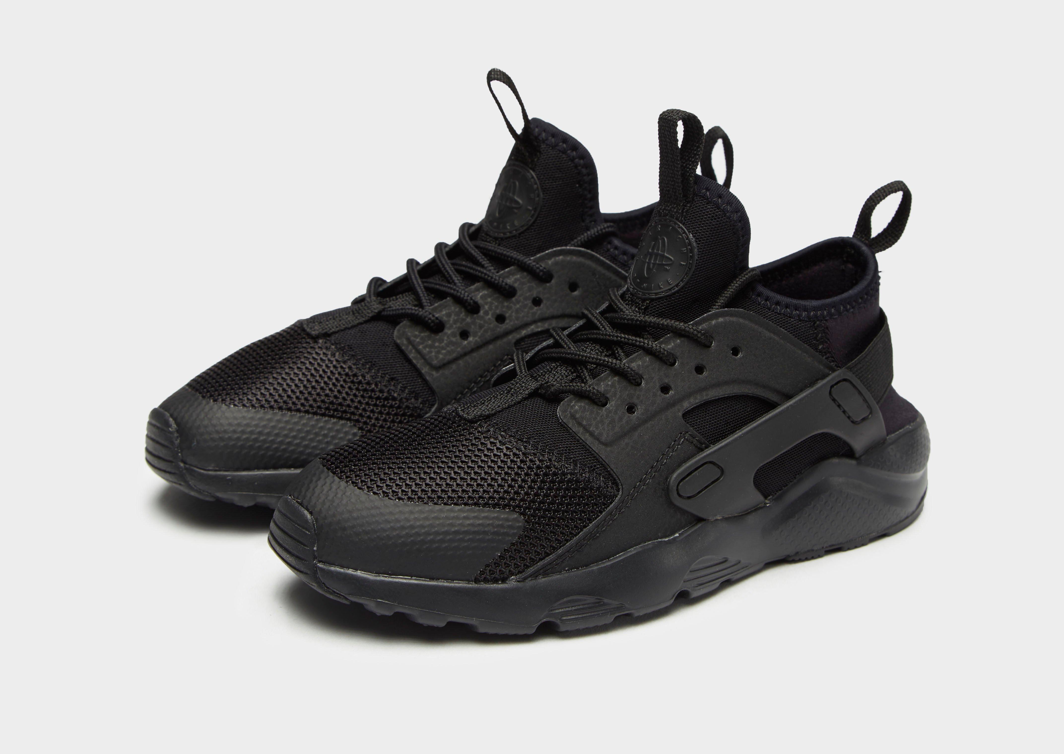 nike huarache kids black