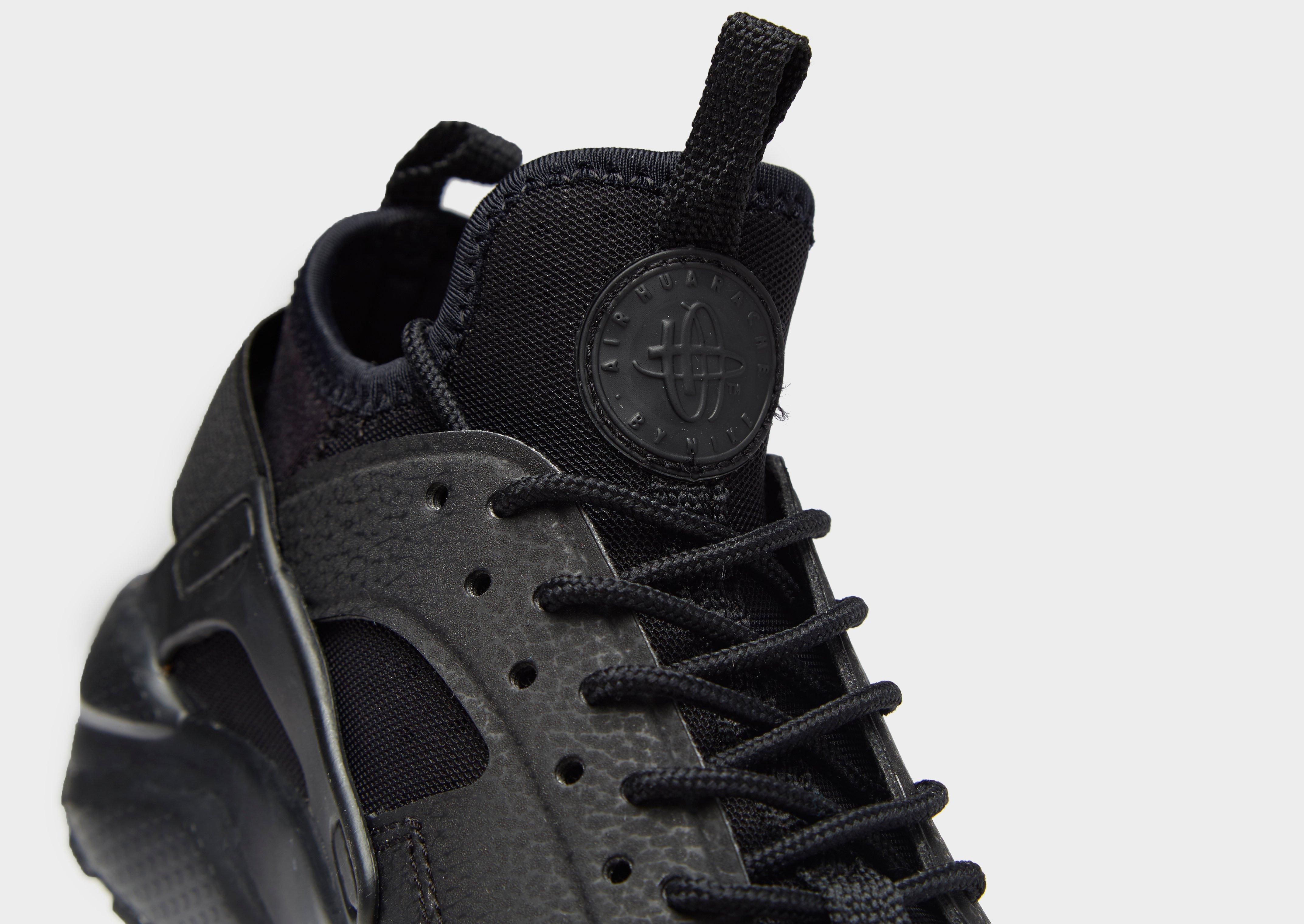 nike huarache black junior