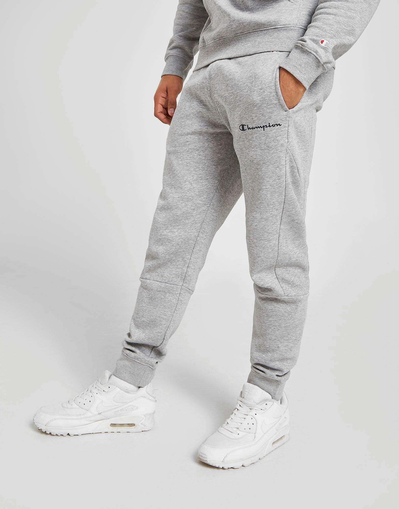 champion grey tracksuit bottoms
