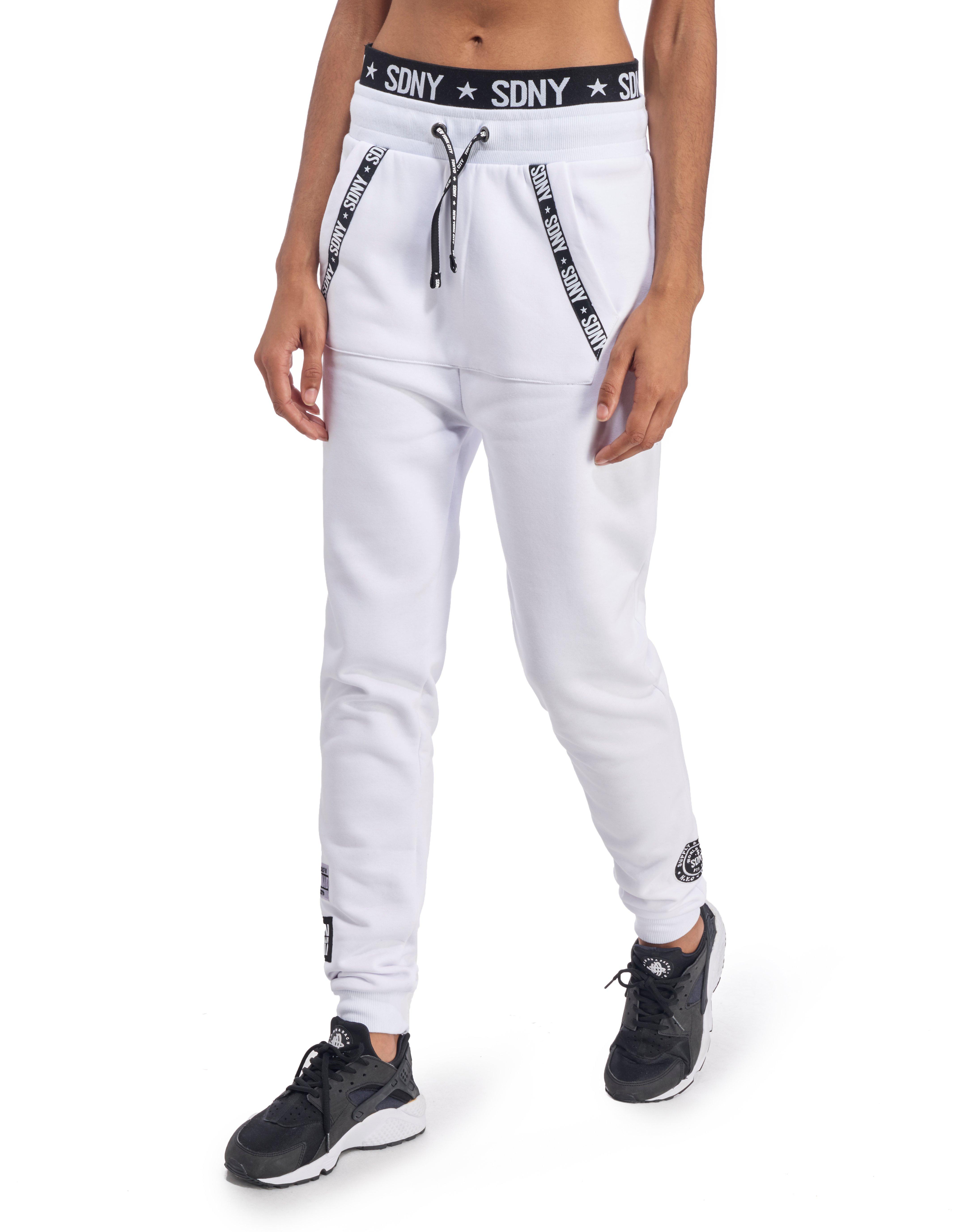 Supply & Demand Tape Jogging Pants in Bianco JD Sports