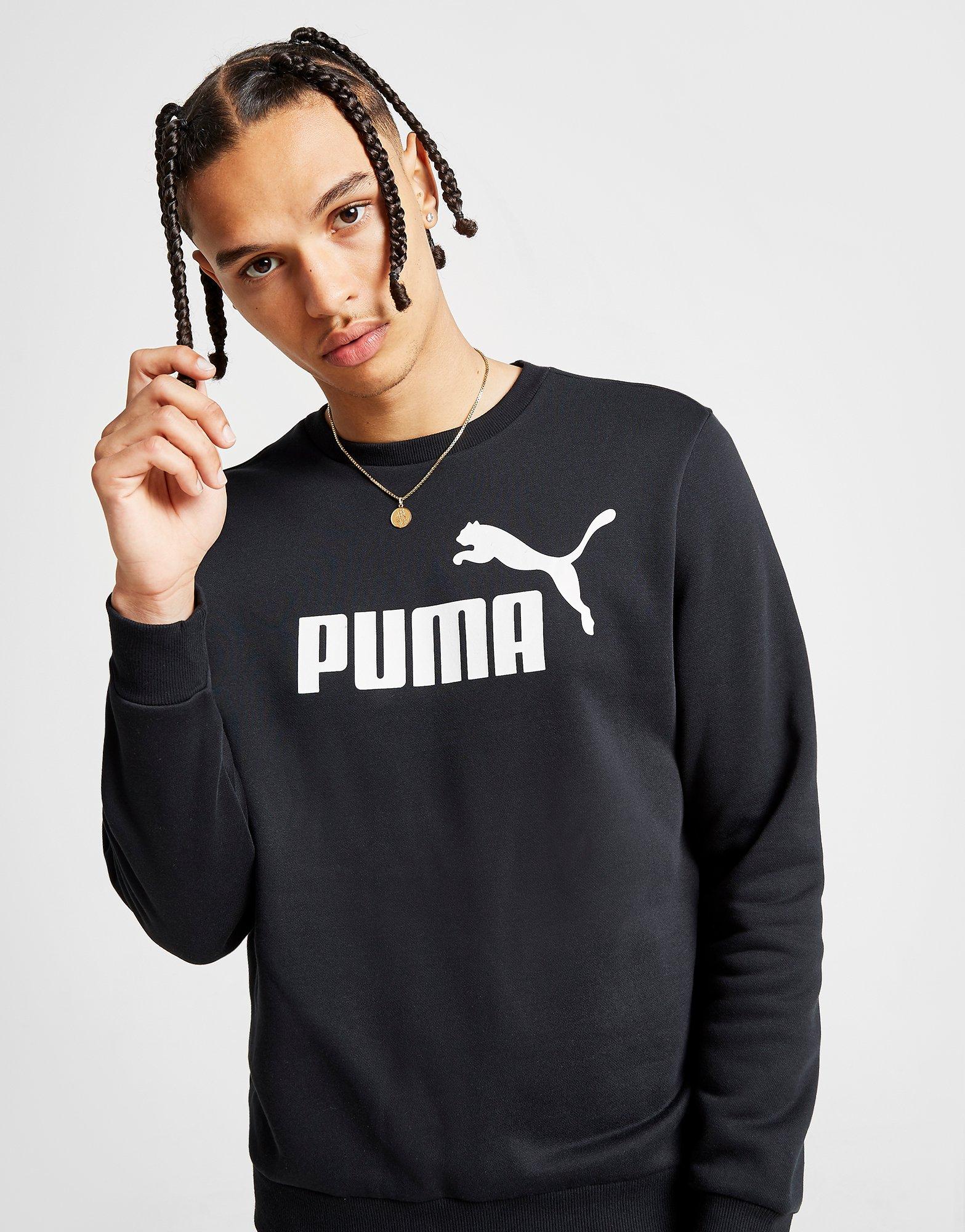 puma logo crew sweatshirt