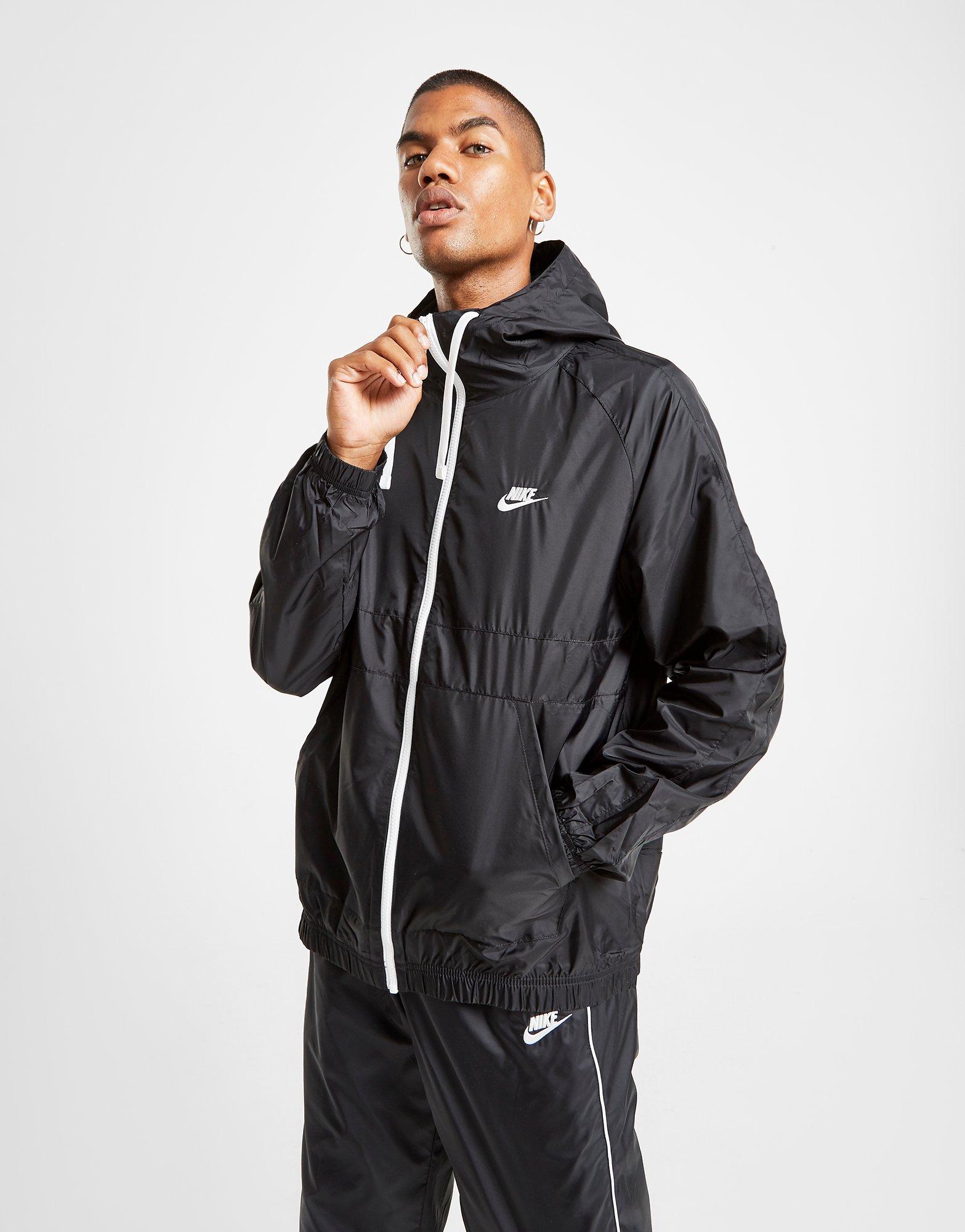 Black Nike Hoxton Woven Hooded Jacket 