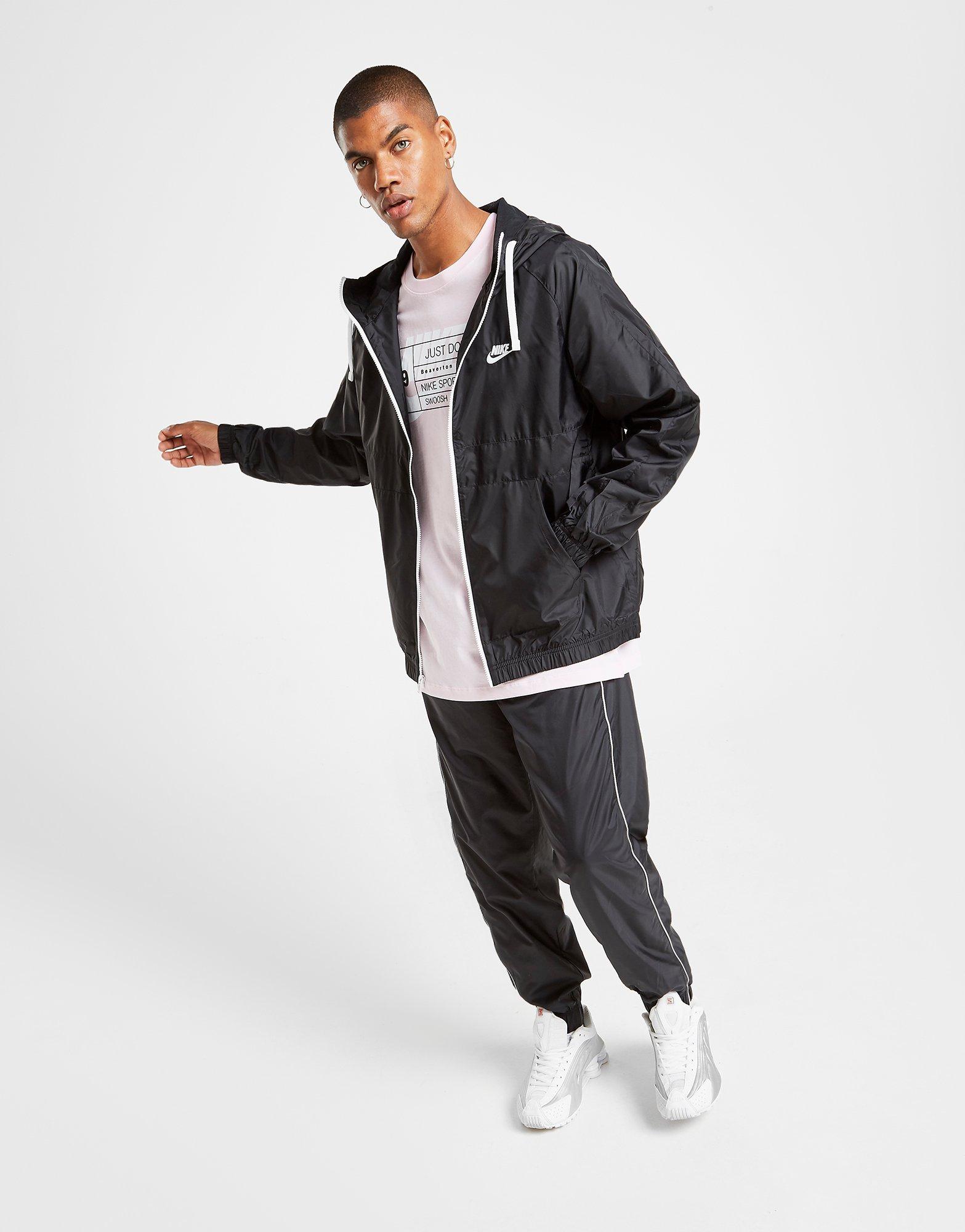 nike hoxton woven tracksuit black