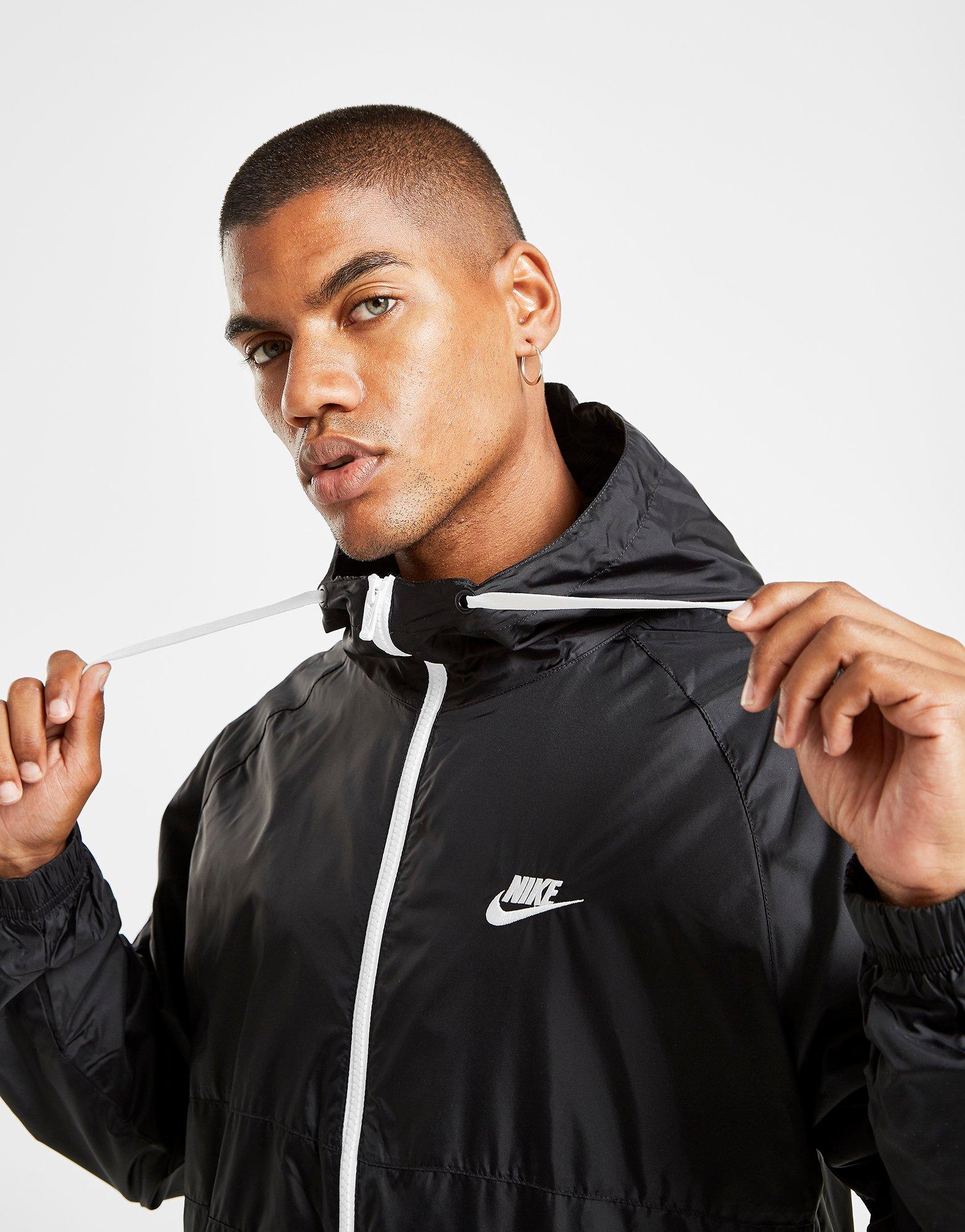 Black Nike Hoxton Woven Hooded Jacket 