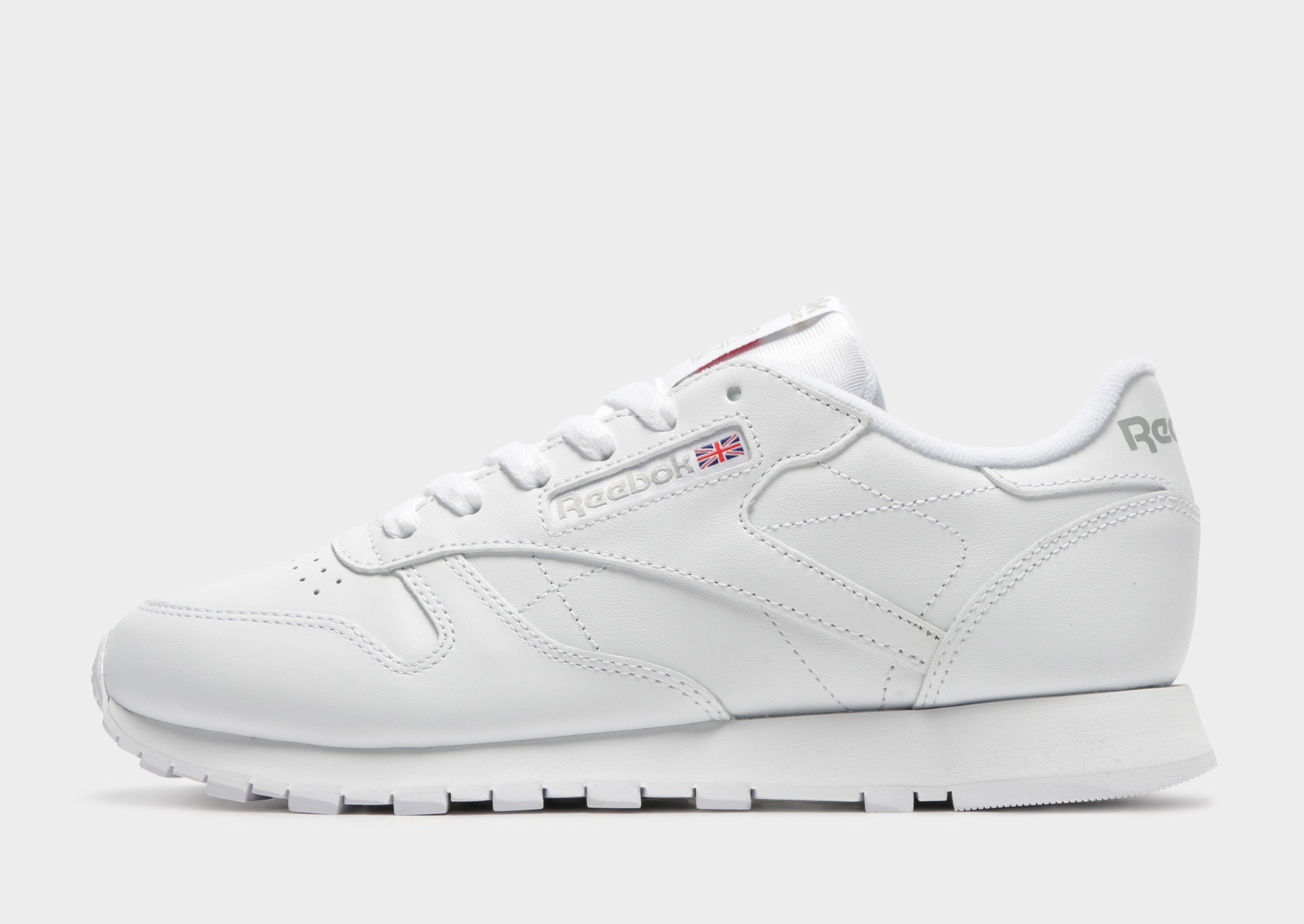 White Reebok Classic Leather Women's | JD Sports