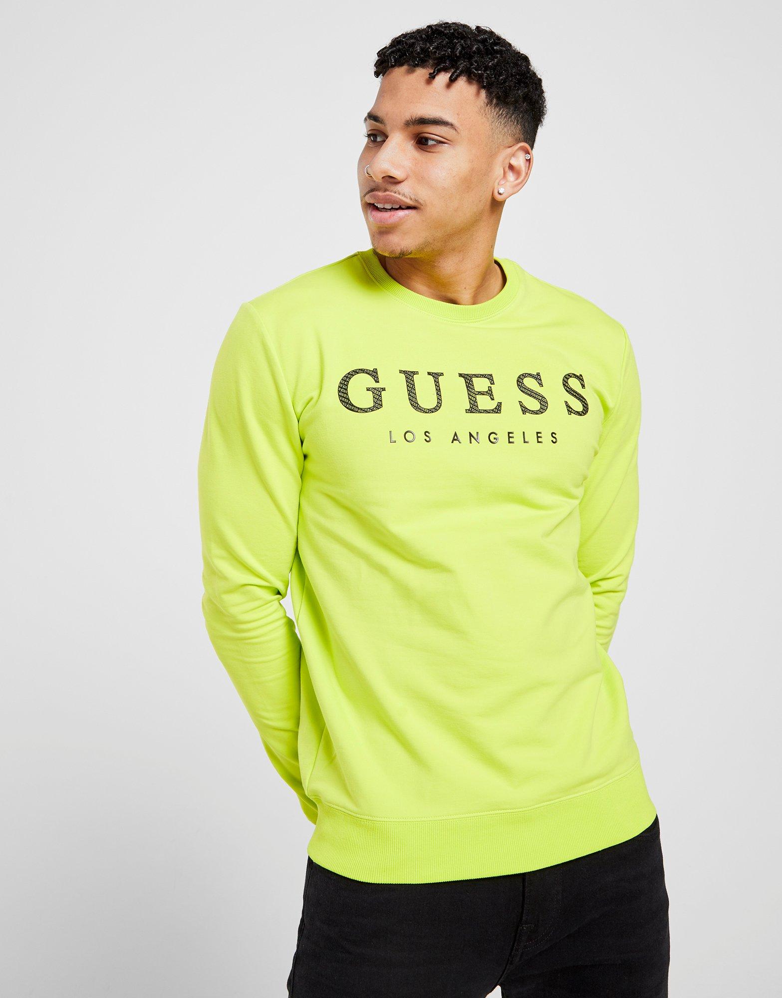 yellow guess sweatshirt