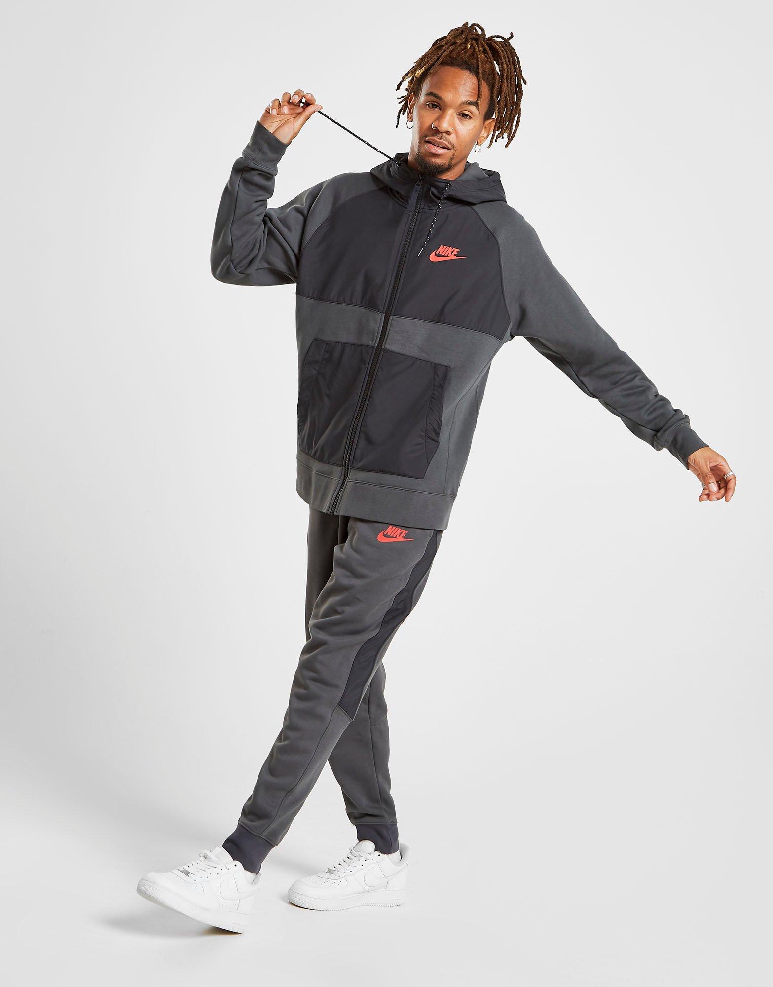 nike hybrid full zip hoodie