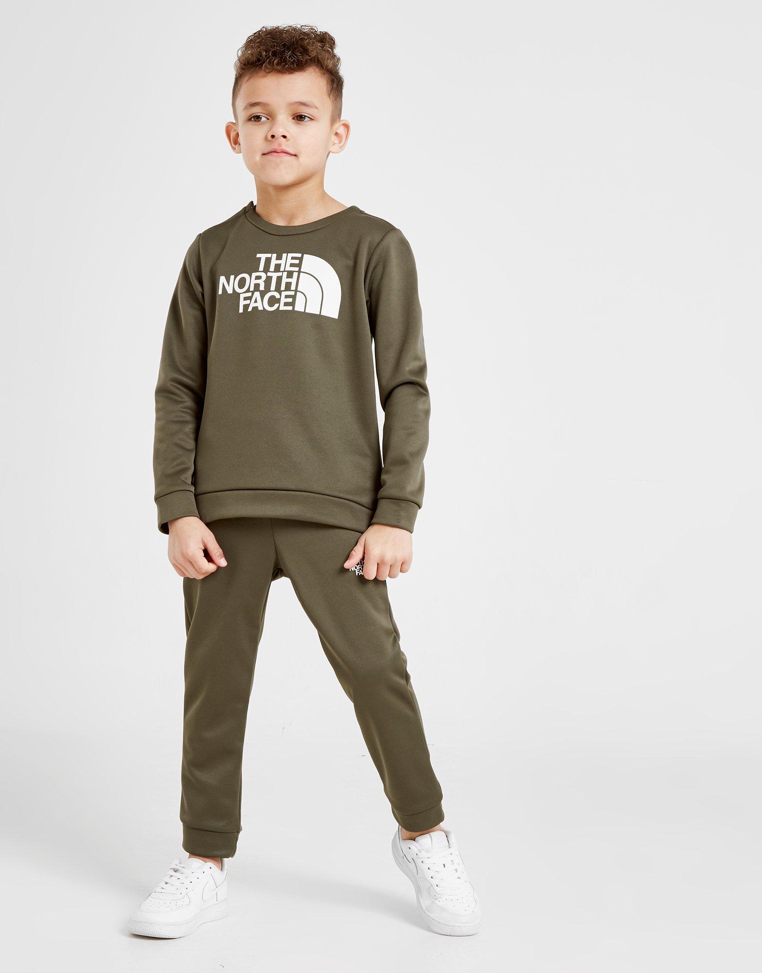 kids north face tracksuit