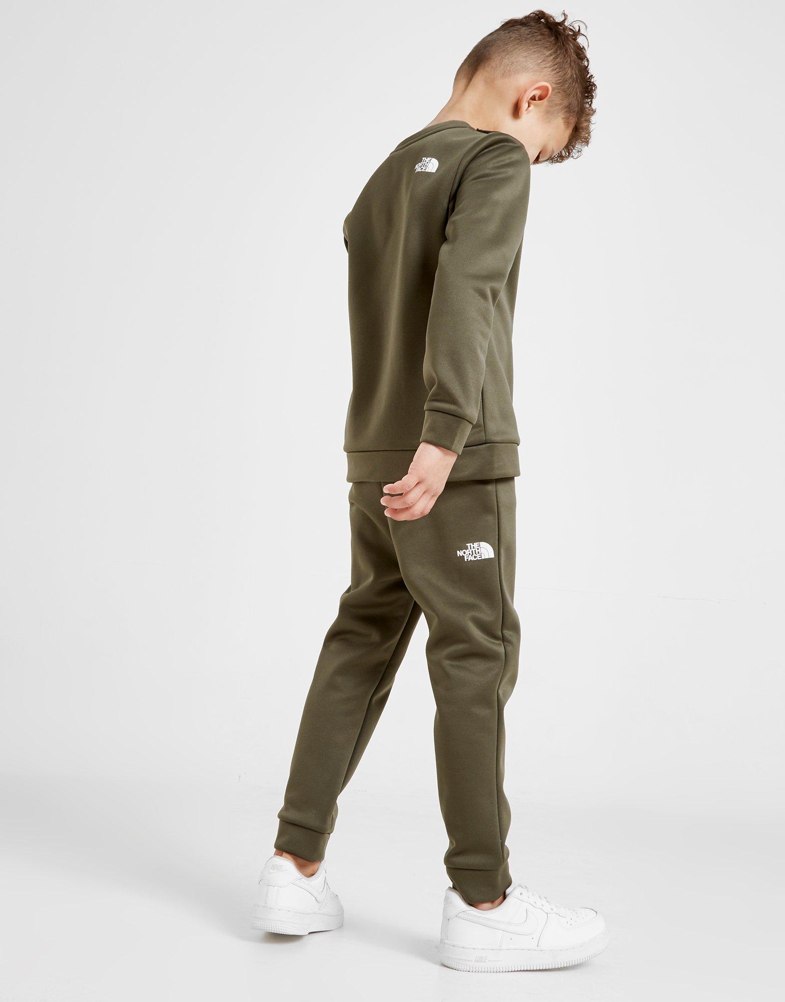 childrens north face tracksuit