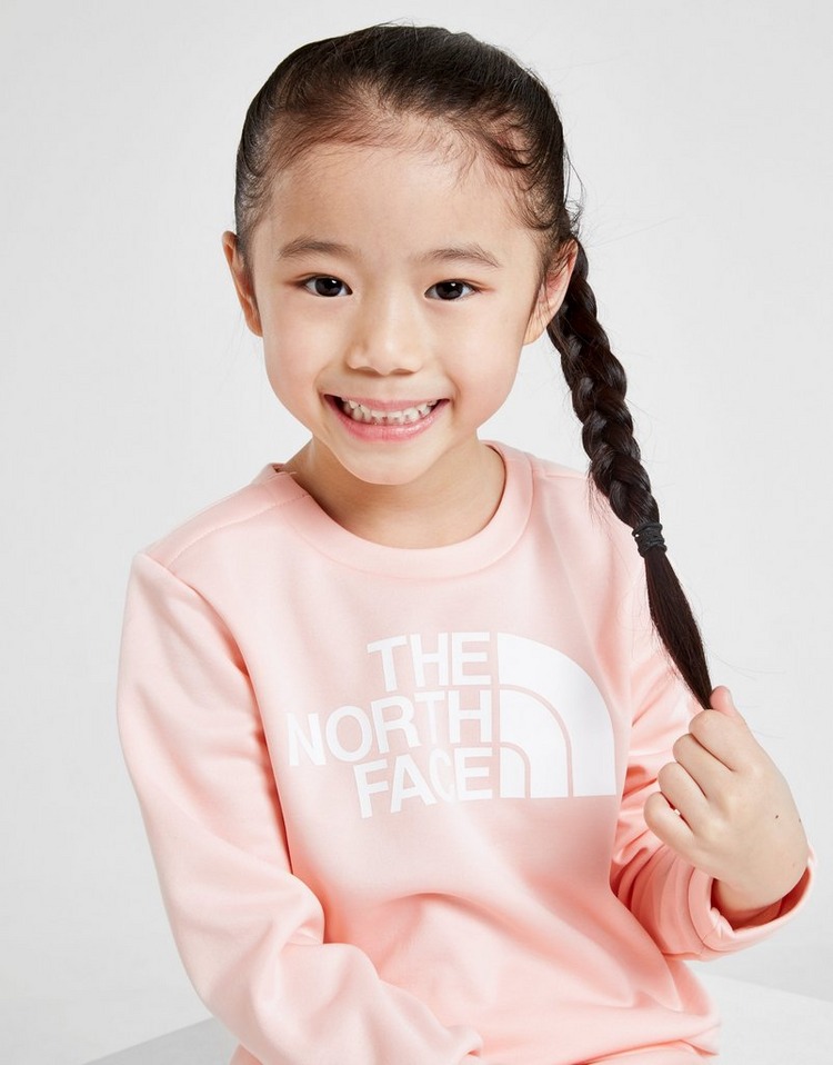 Buy Pink The North Face Girls' Surgent Crew Tracksuit Children | JD ...