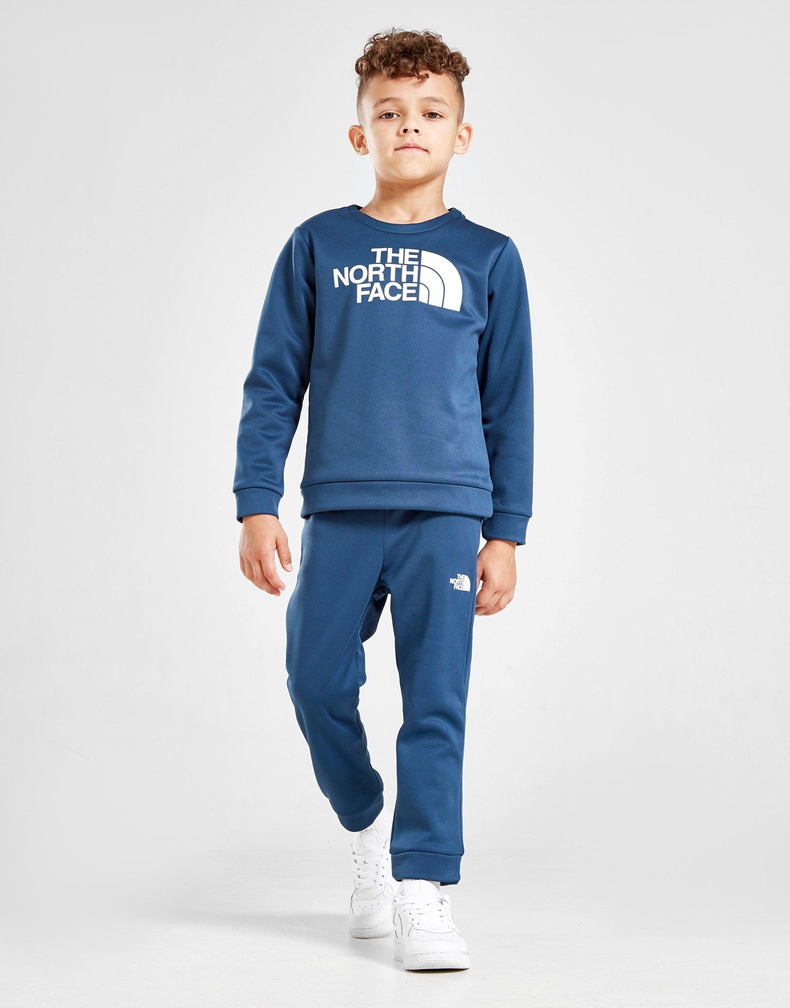 childrens north face tracksuit