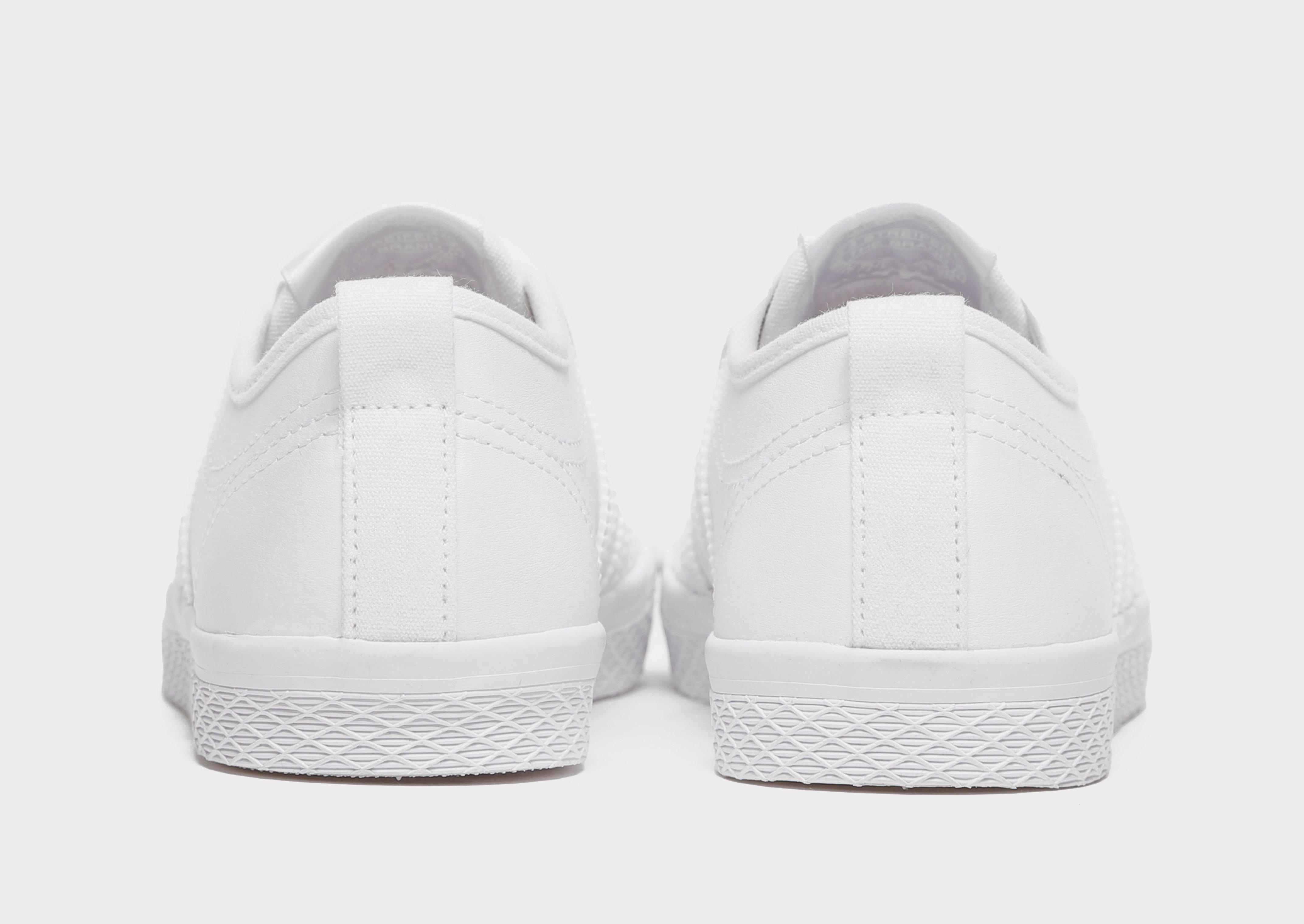 women's all white adidas