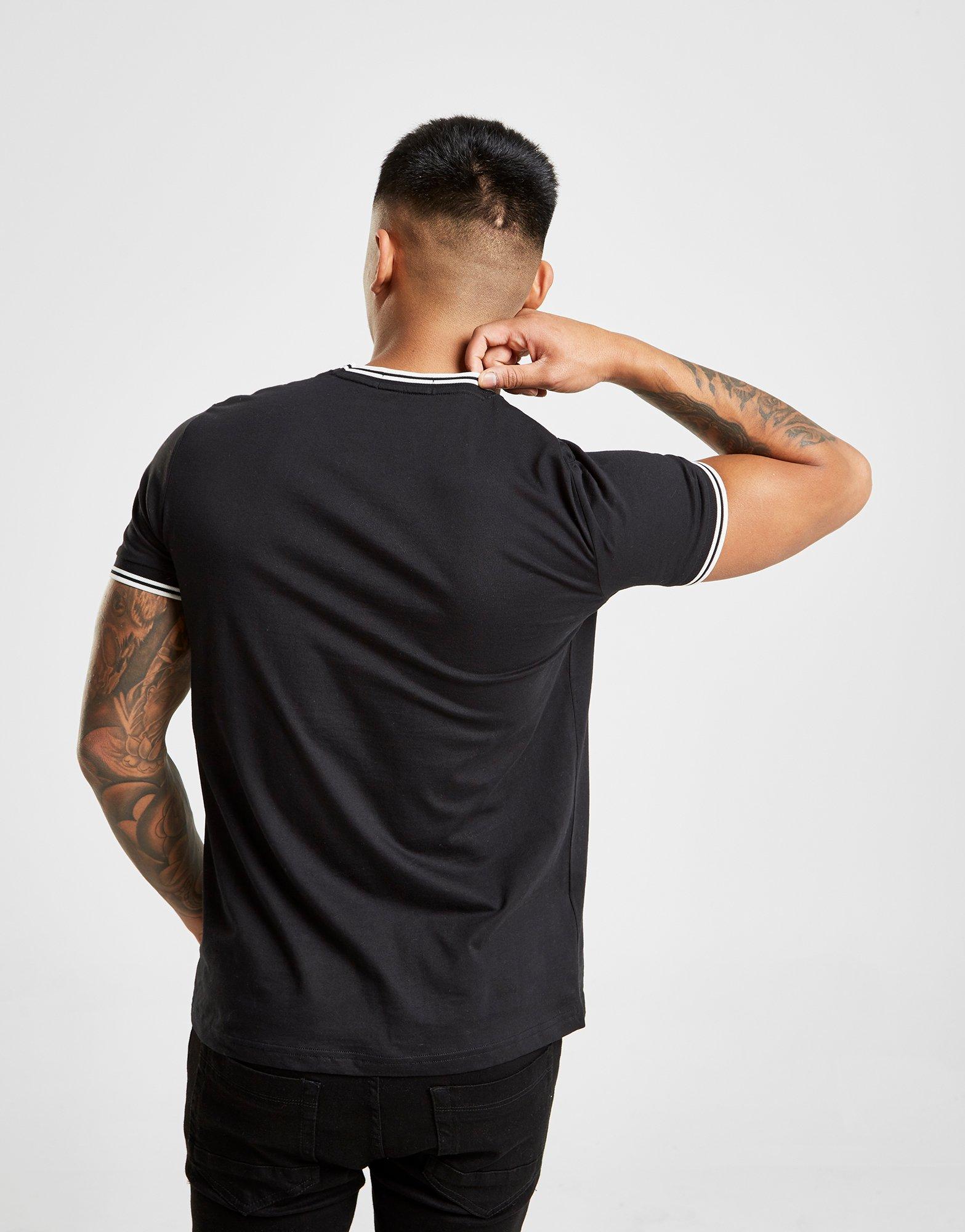 fred perry tipped ringer t shirt