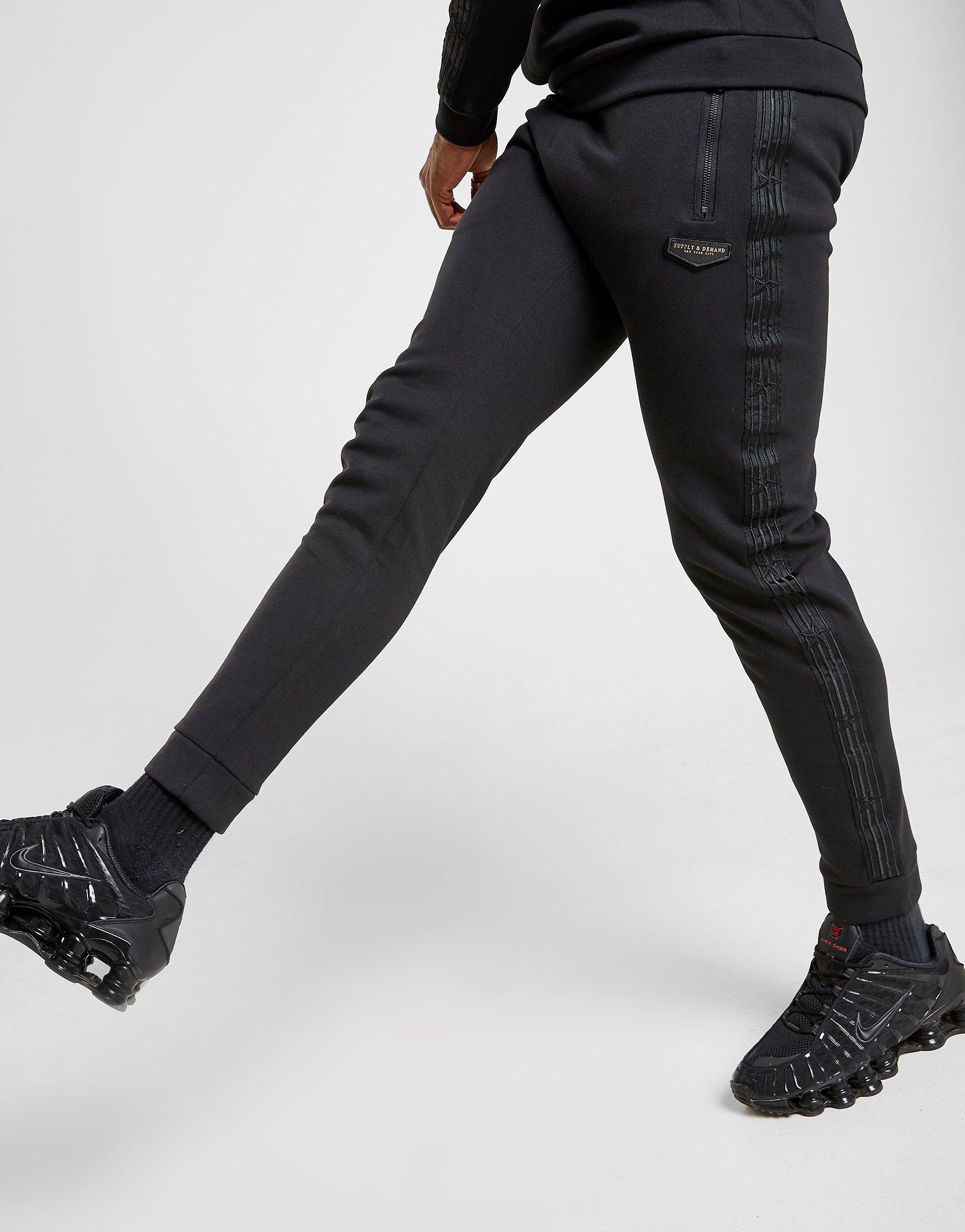 supply and demand black joggers