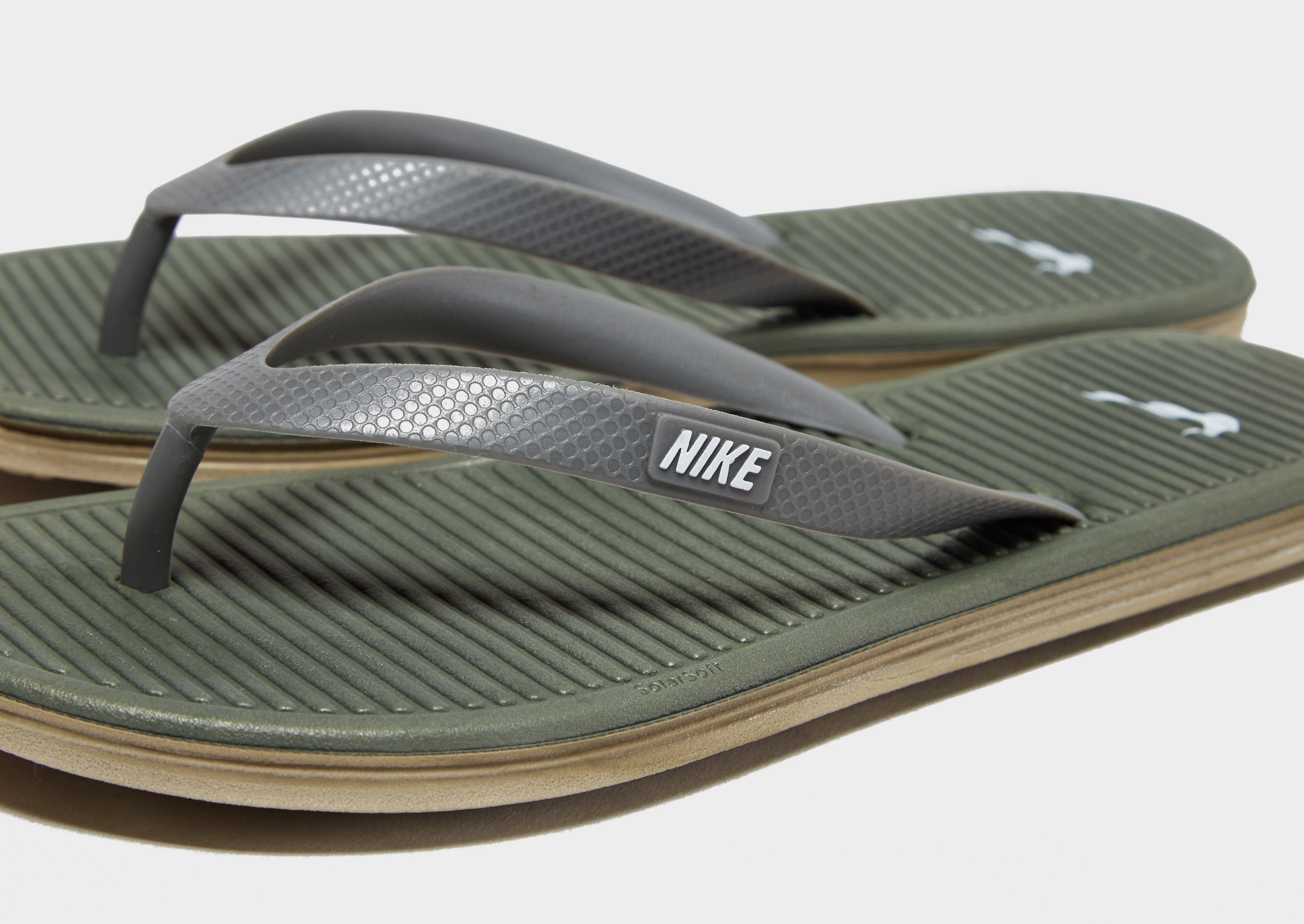 nike solarsoft ii flip flops