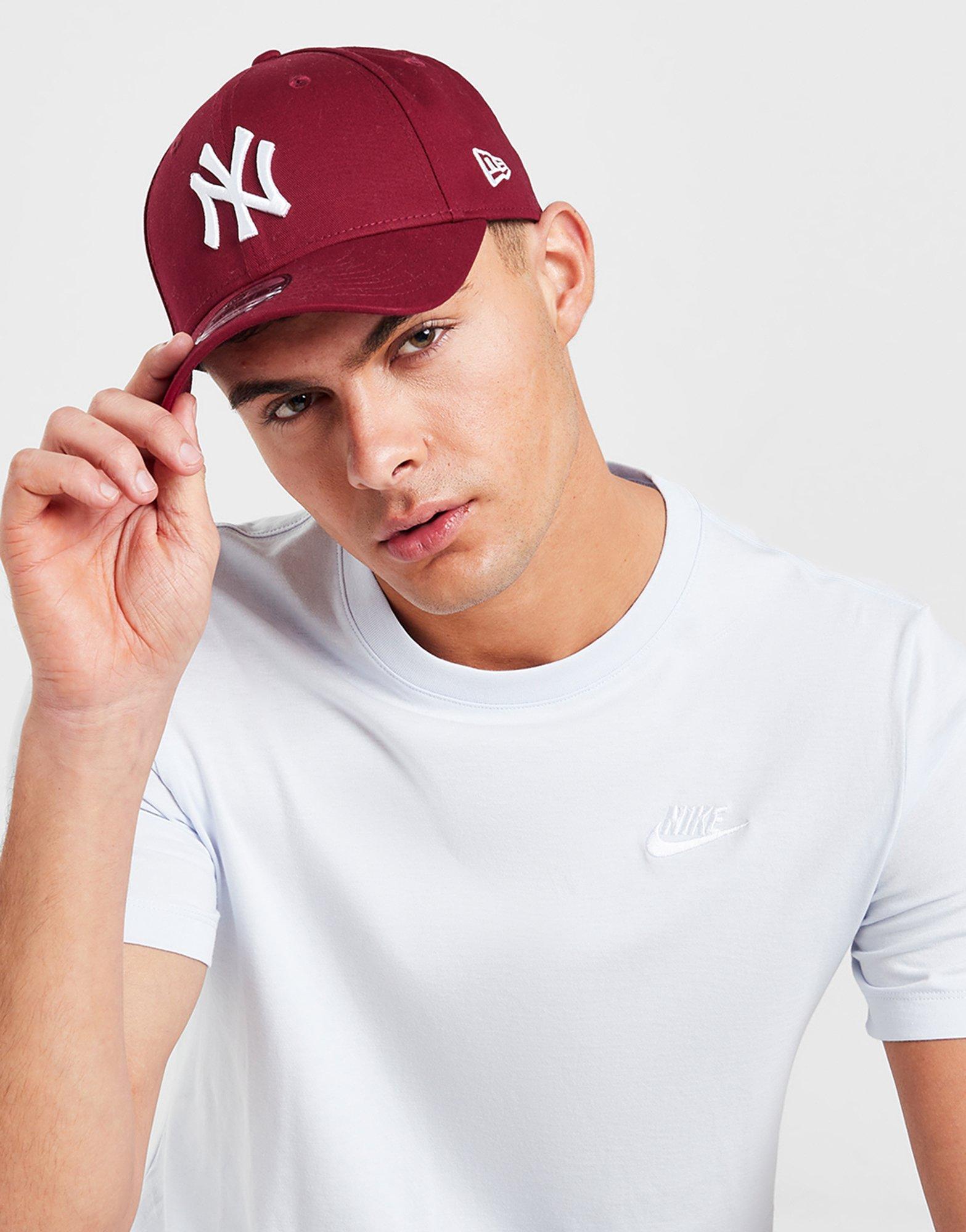 Burgundy yankees hat online