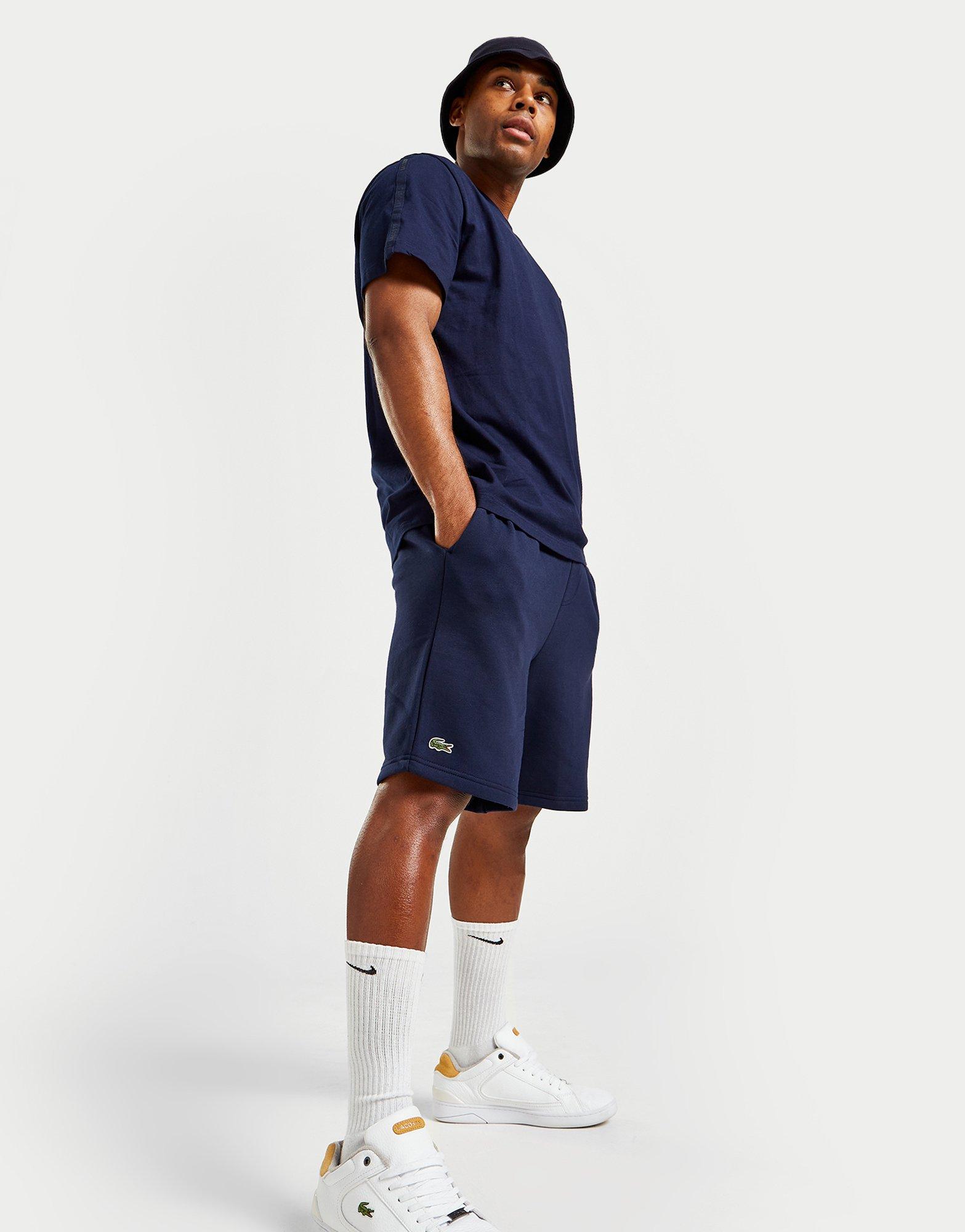 lacoste fleece core shorts