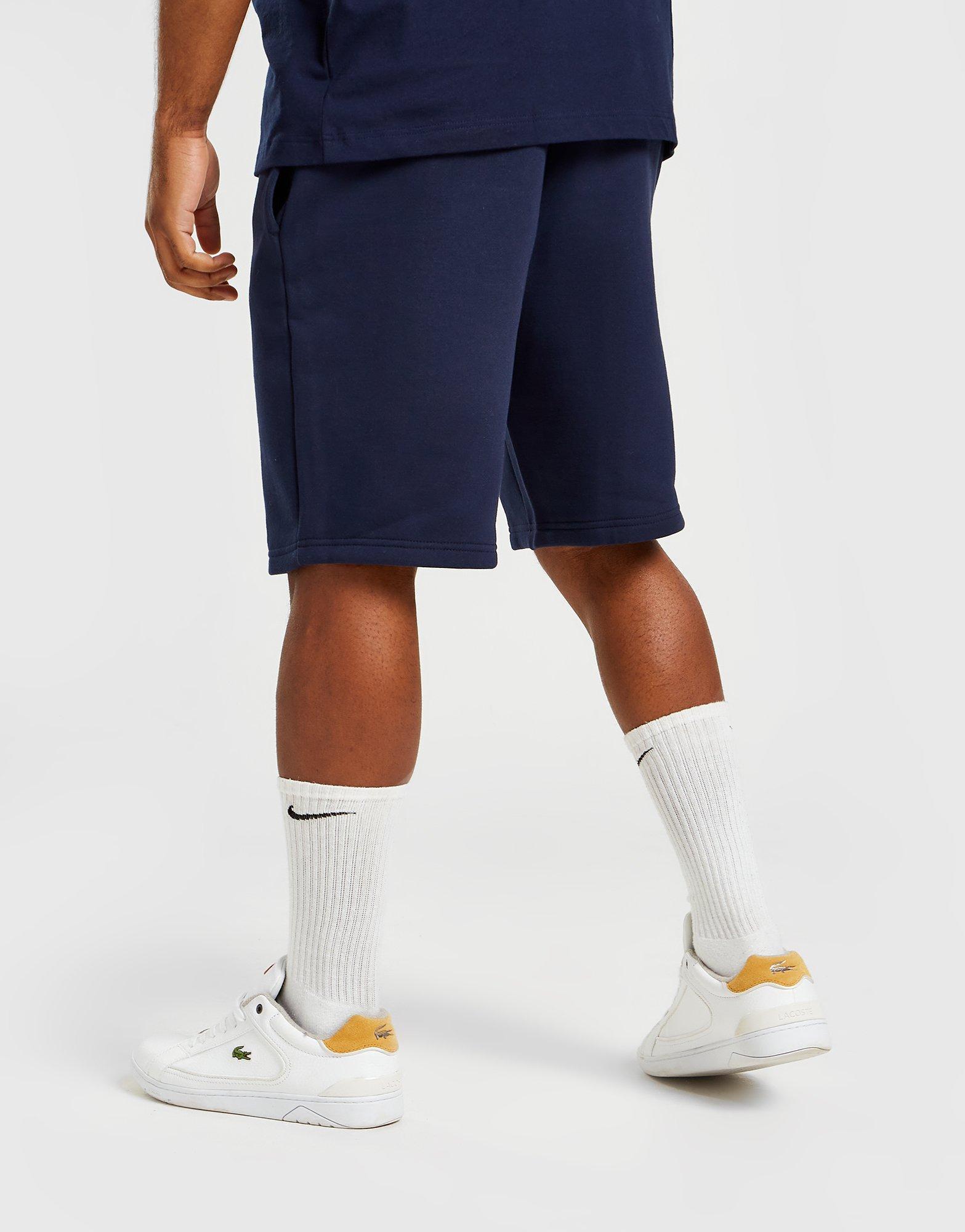 lacoste fleece core shorts