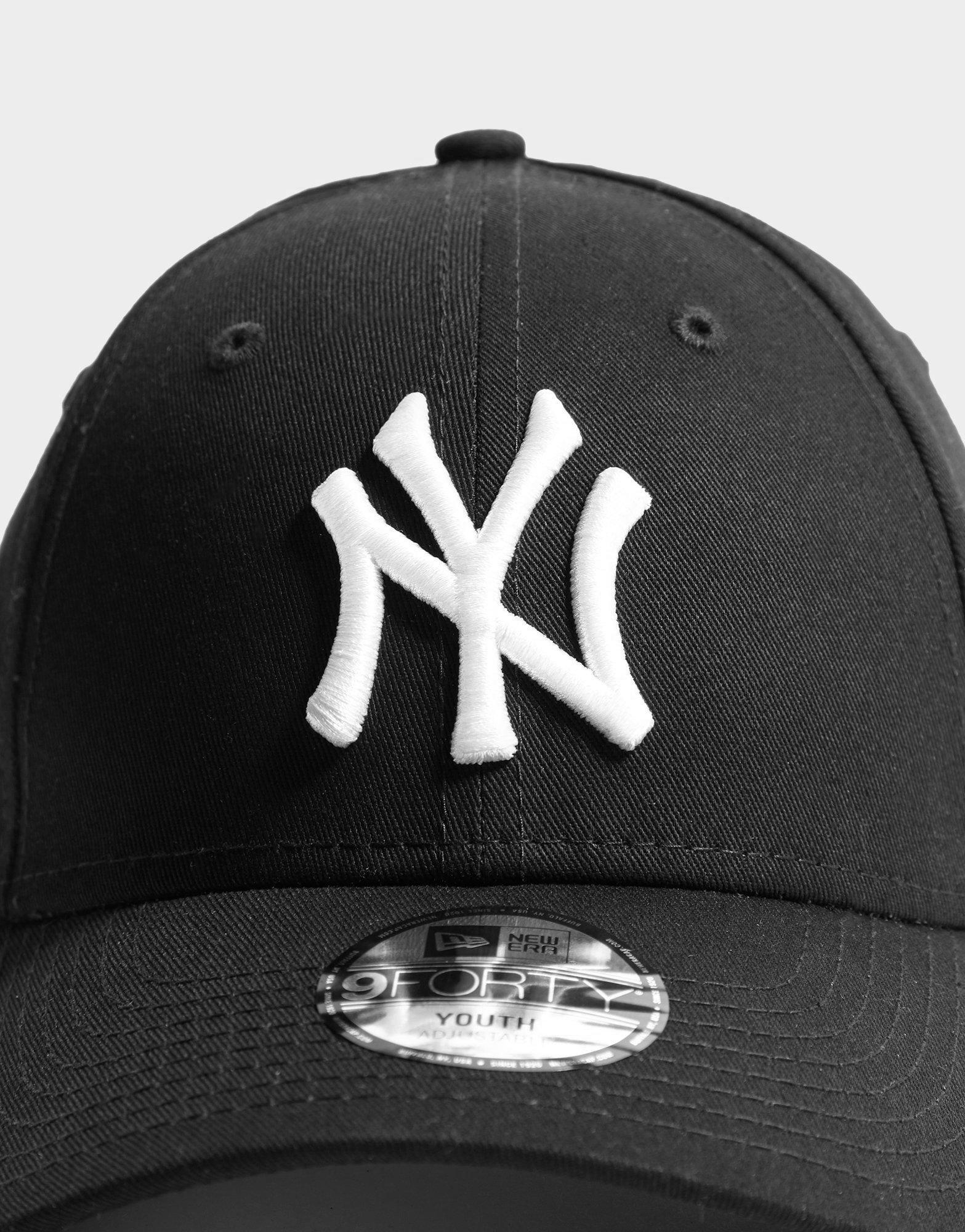  New Era Hombres 9forty Yankees Gorra Sombreros Negro : Deportes  y Actividades al Aire Libre