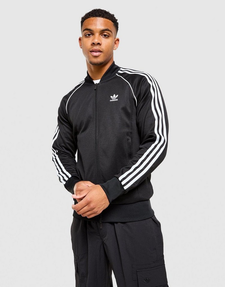Black adidas Originals SS Track Top Men's JD Sports