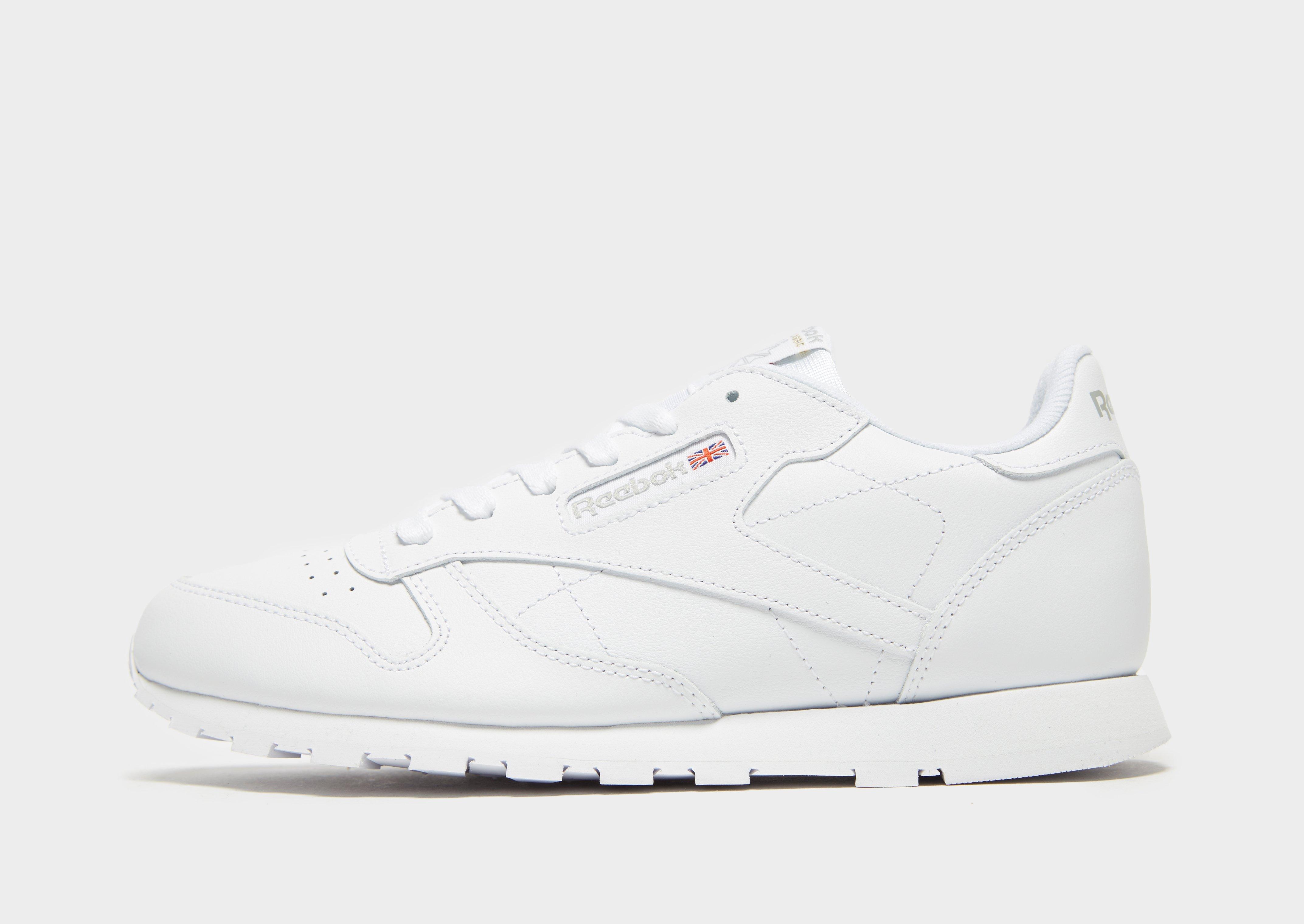 reebok classic leather junior trainers