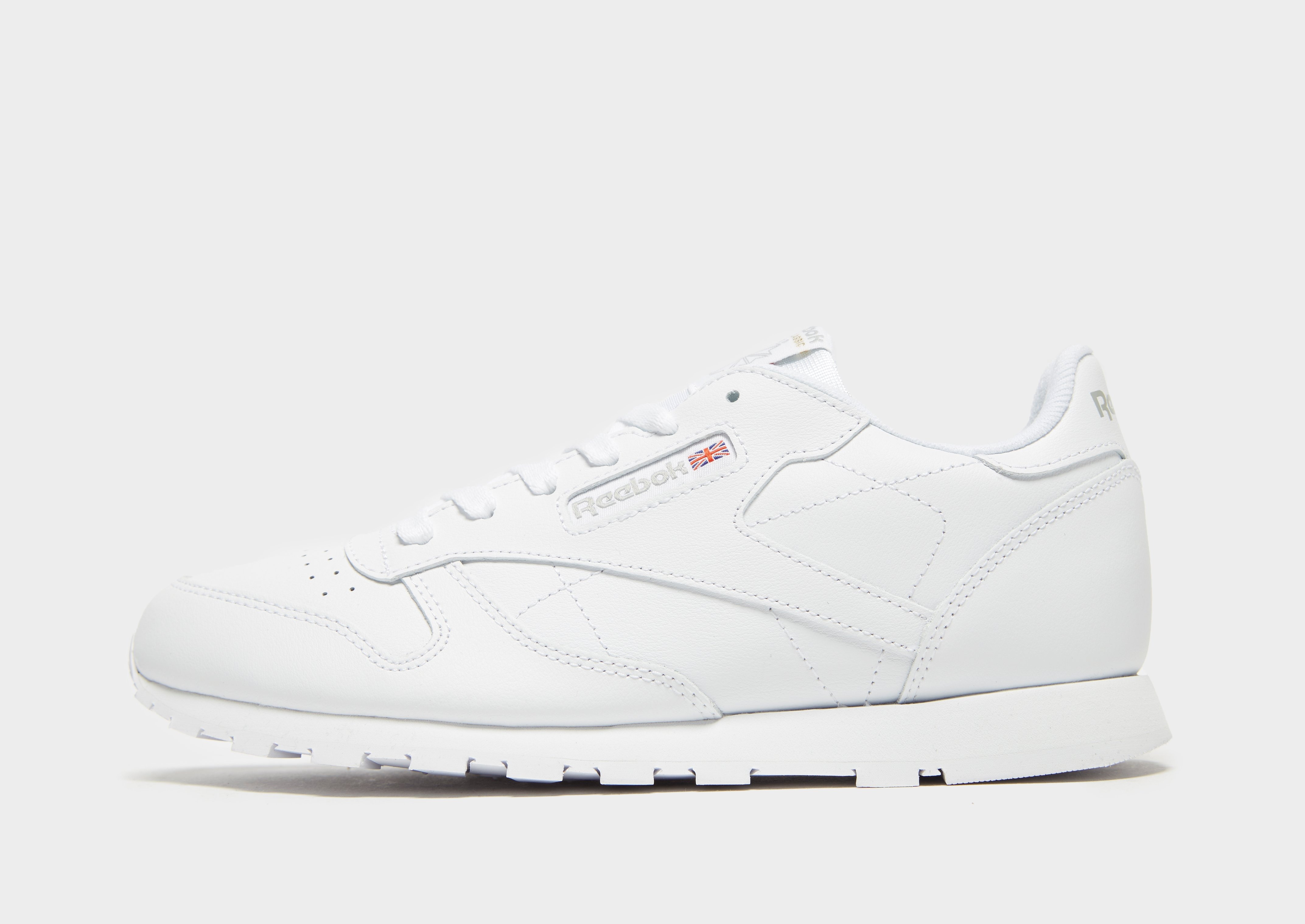 White Reebok Classic Leather | Sports Global